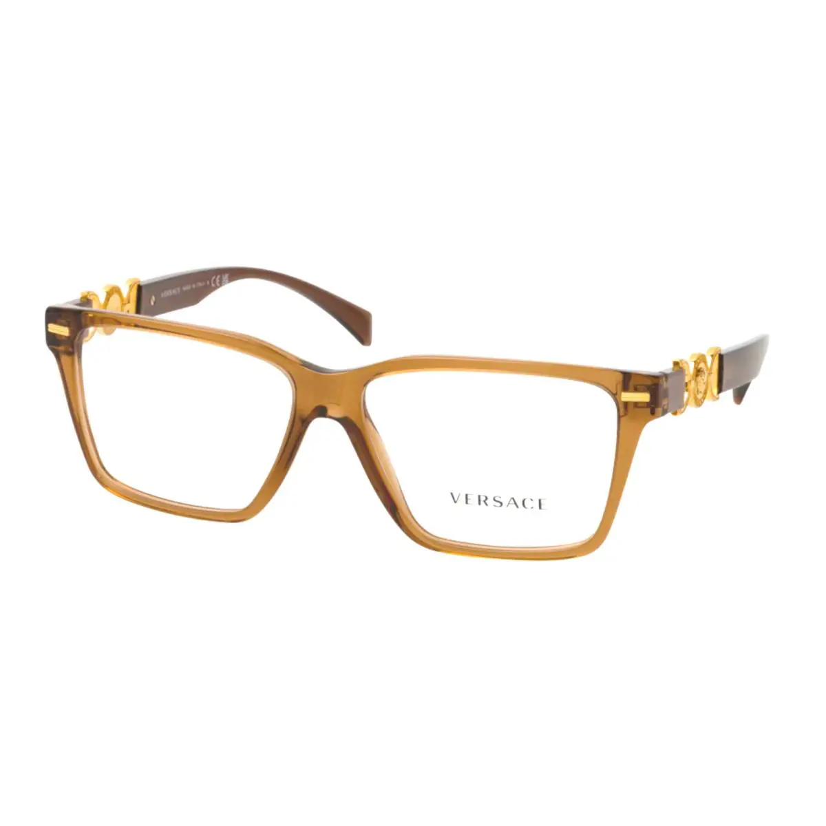Versace Reading Glasses Mod. 3335 5028 54-14 140 Brown Gold Frames Readers
