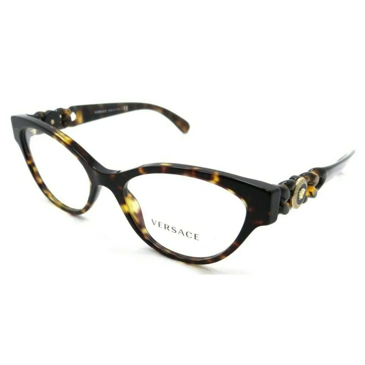 Versace Reading Glasses VE 3305 108 55-17 140 Tortoise Gold Frames Readers