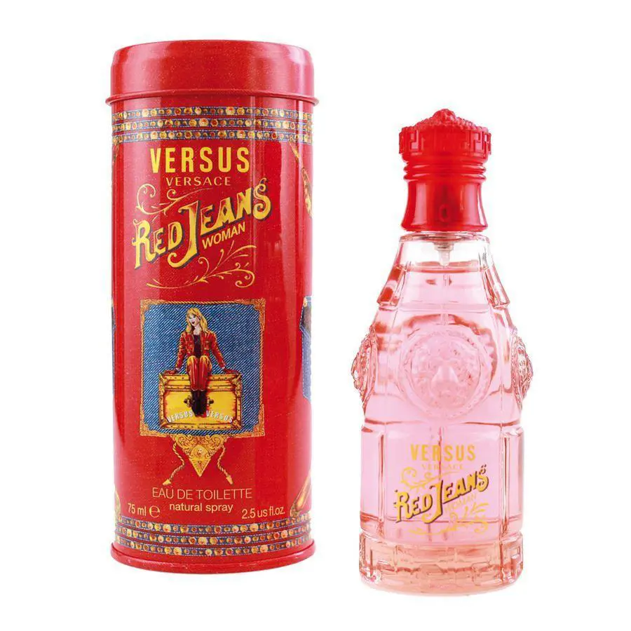Versace Red Jeans Edt Eau de Toilette Spray For Women 2.5 oz .25 oz IN Can