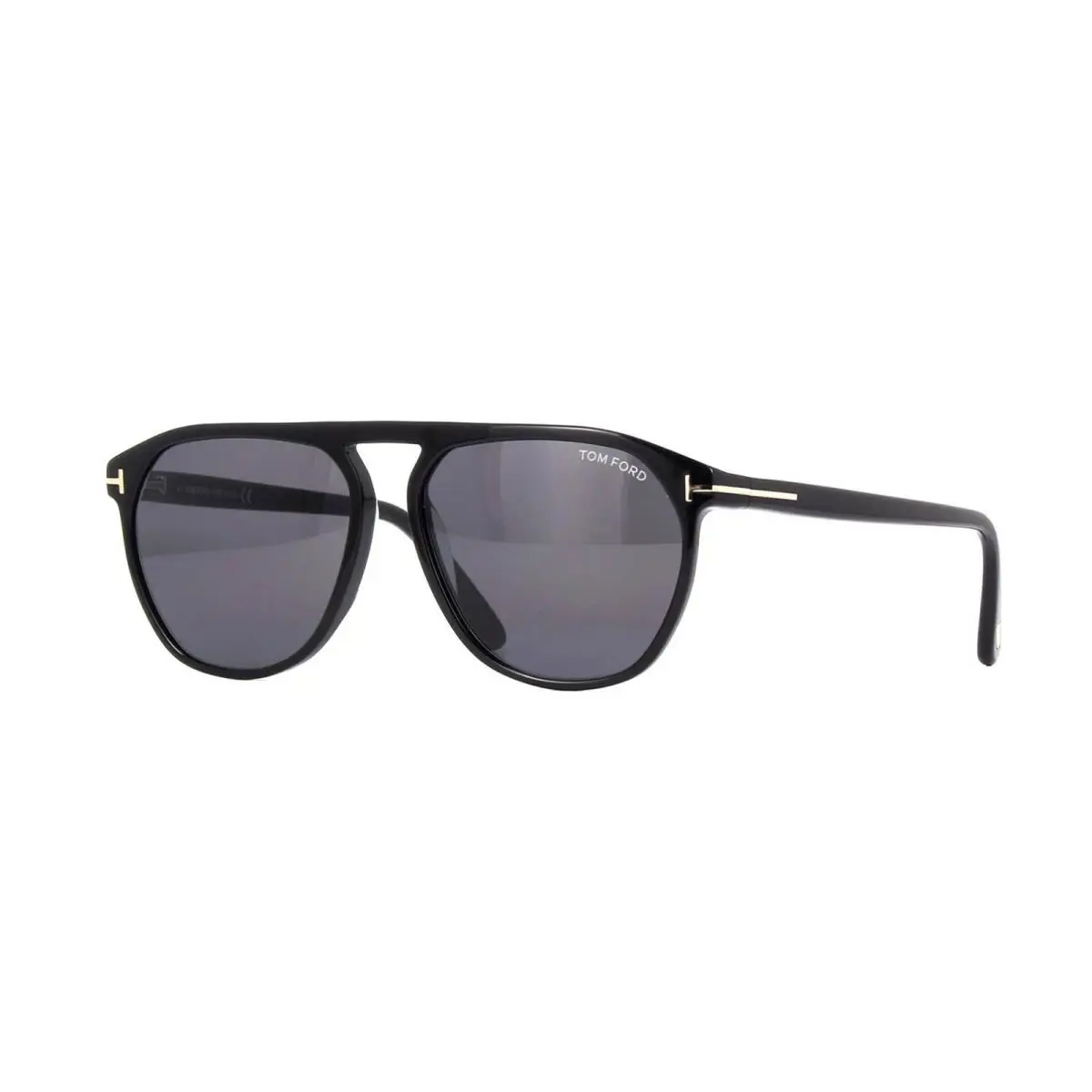 Tom Ford Jasper -02 FT 0835 Shiny Black/grey 01A Sunglasses