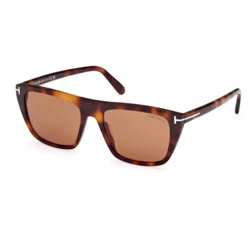 Tom Ford Aslan FT1175 53E Blonde Havana/brown Square Men`s Sunglasses - Frame: Blond Havana, Lens: Brown