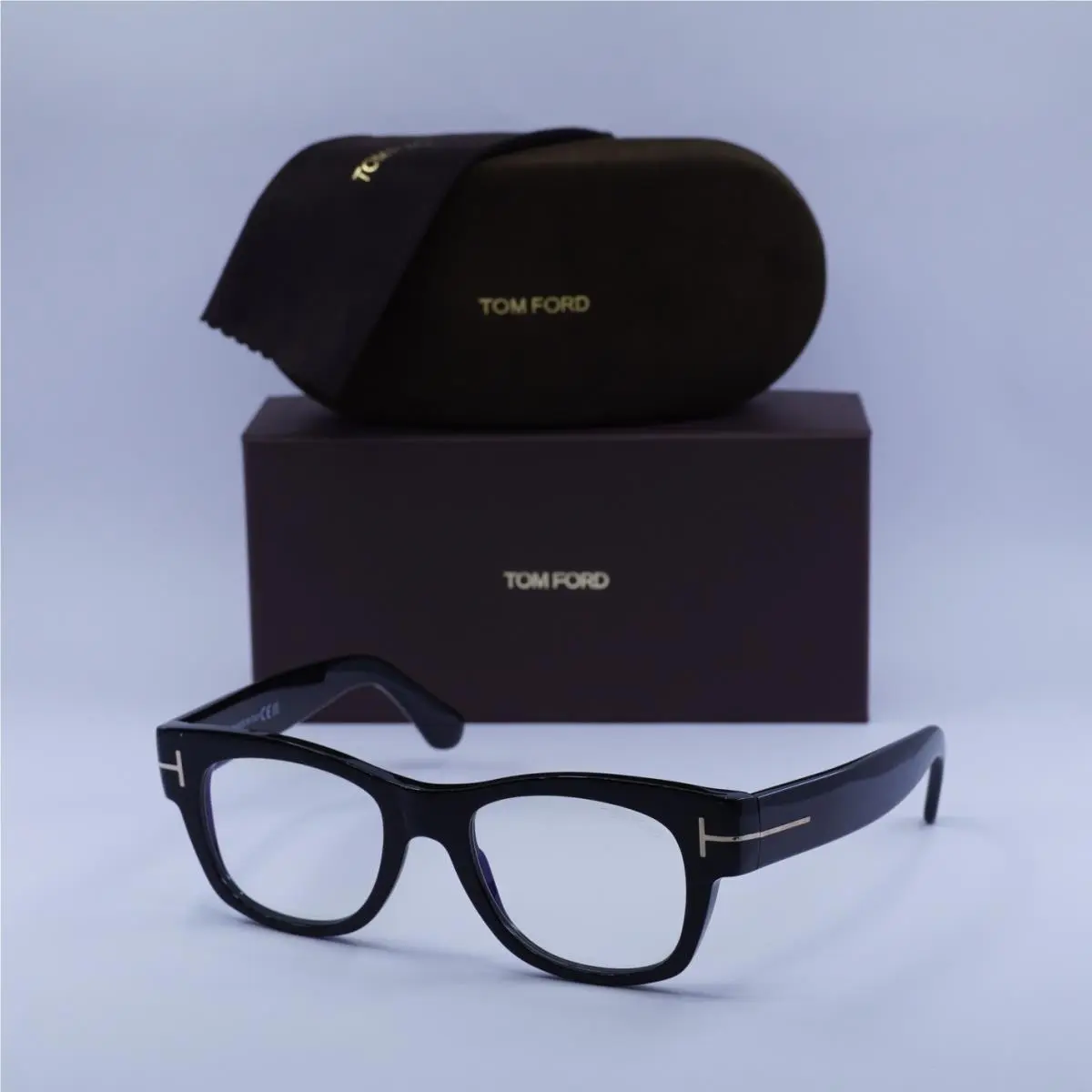 Tom Ford FT5040-B 001 Shiny Black 52mm Eyeglasses