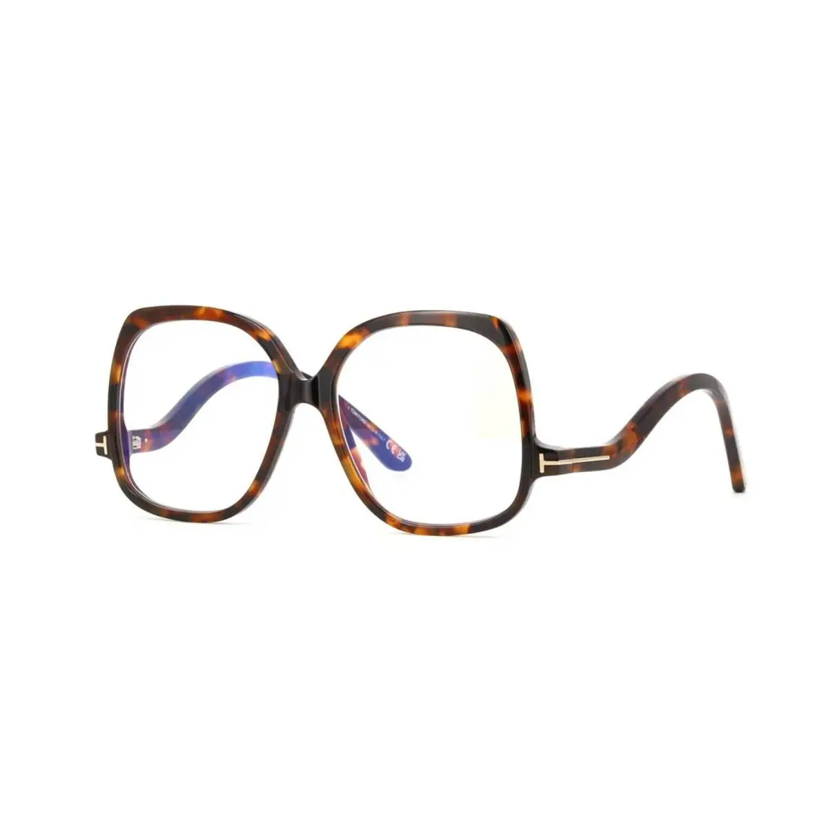 FT5968-B Dark Havana 052 Eyeglasses by Tom Ford