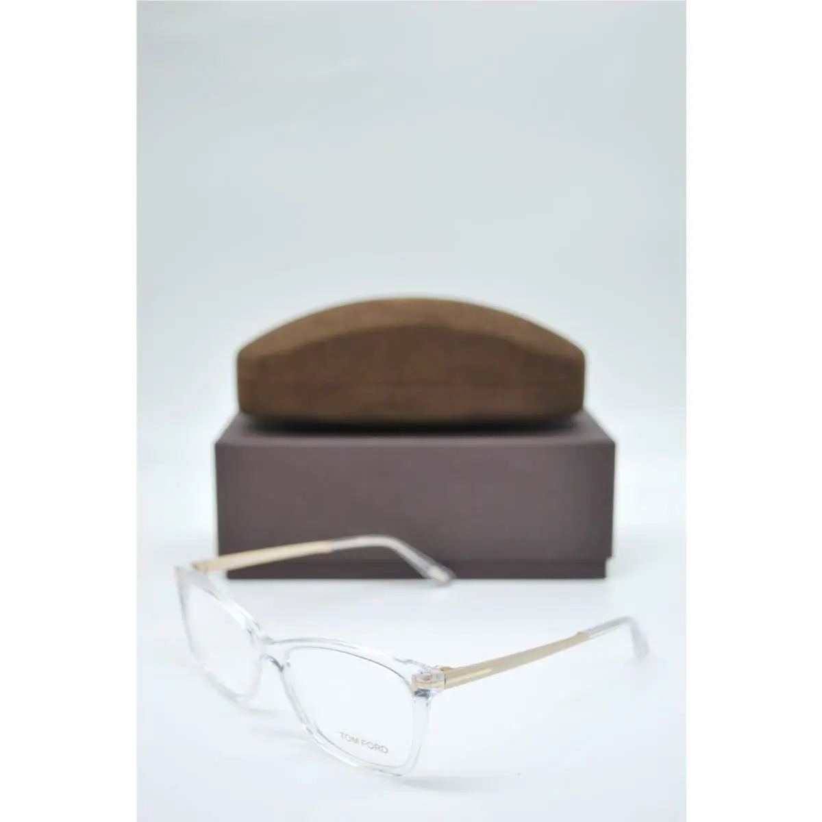 Tom Ford TF 5353 026 Clear Gold Eyeglasses Frames 52-15