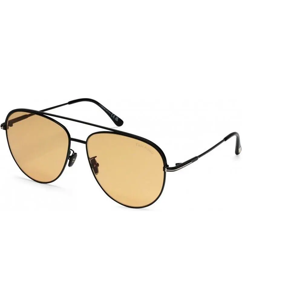 Tom Ford FT 0954D 01E Shiny Black / Brown 62/15/145 Sunglass