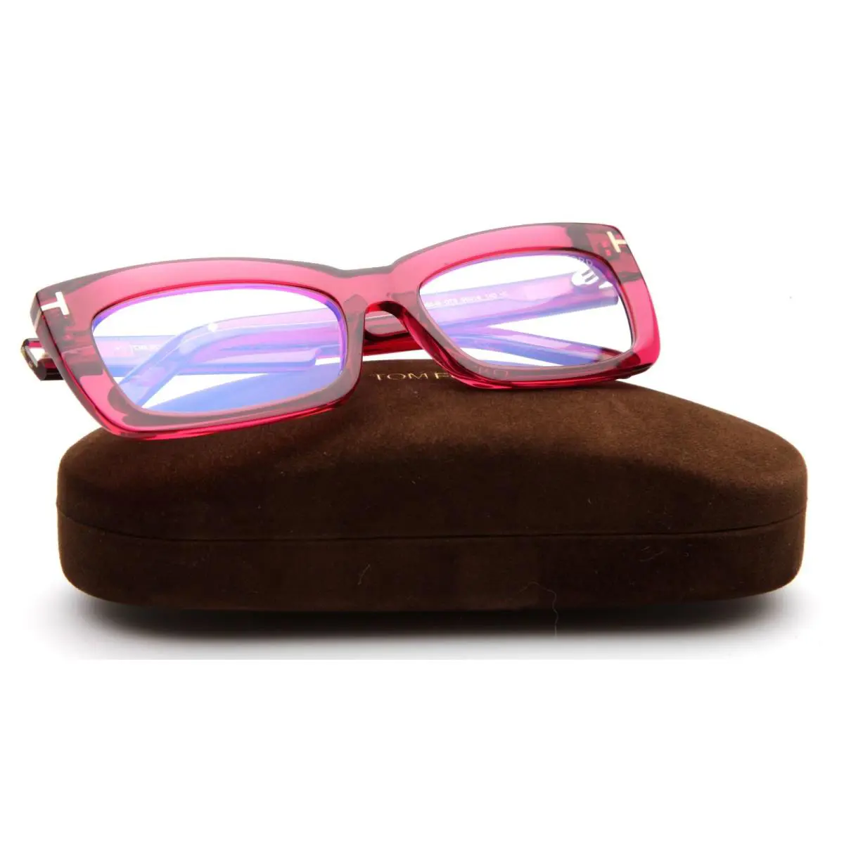 Tom Ford TF 5966-B 075 Fuxia Eyeglasses Frame 55-18-140mm B32mm Italy