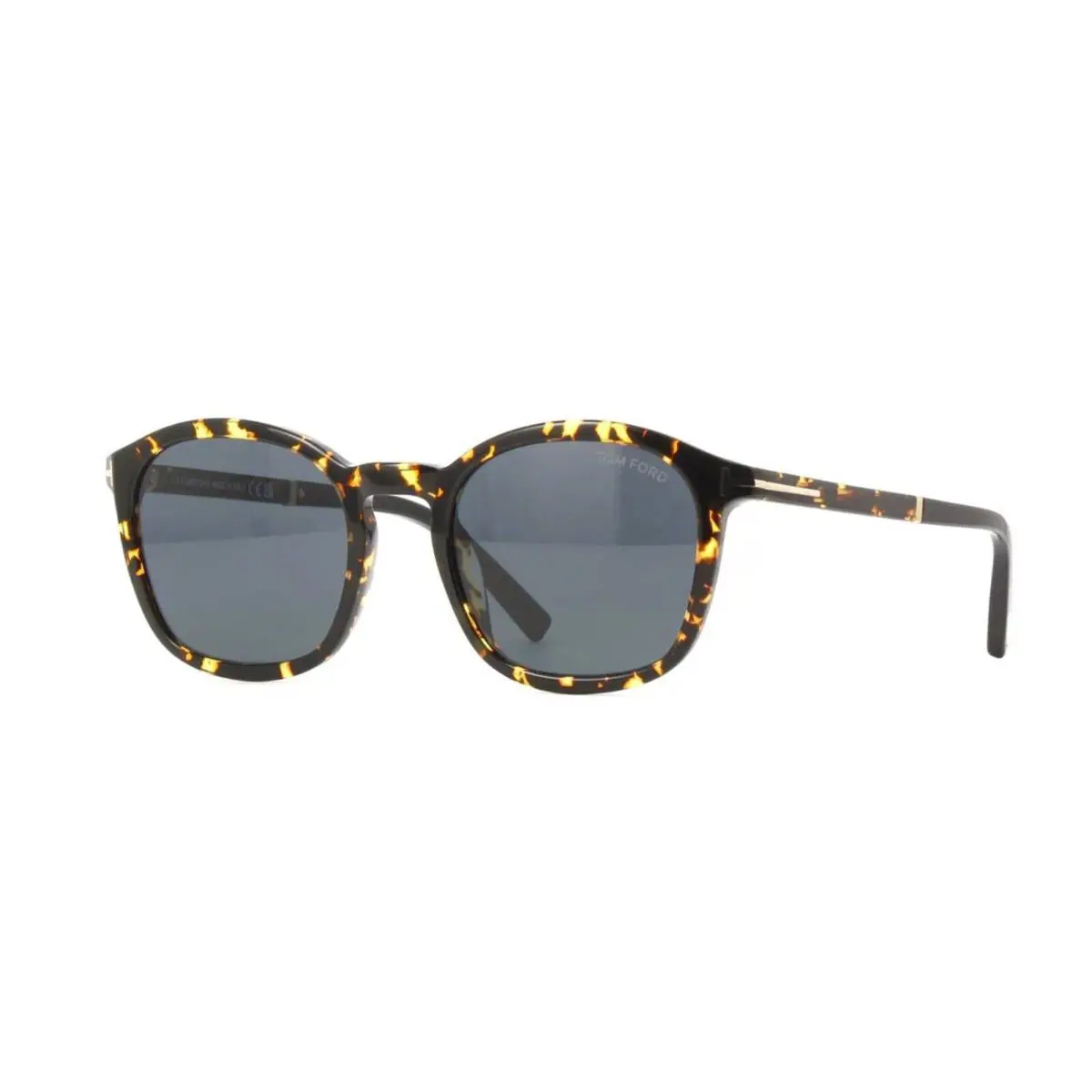 Tom Ford Jayson FT 1020 Dark Havana/dark Grey 52A Sunglasses - Frame: Dark Havana, Lens: Dark Grey