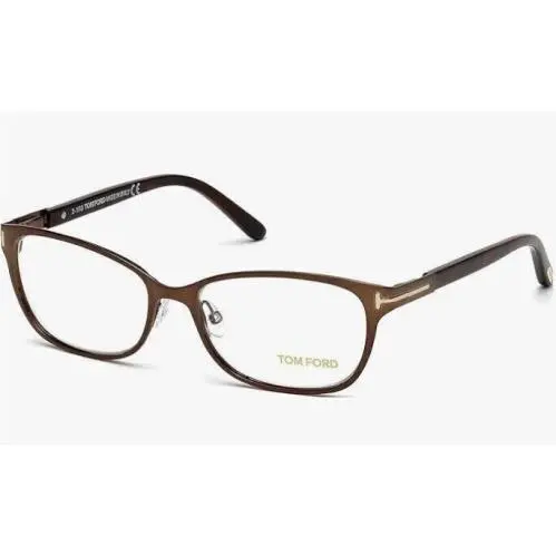 Tom Ford FT5282 Eyeglasses Color 048 Shiny Dark Brown 52mm