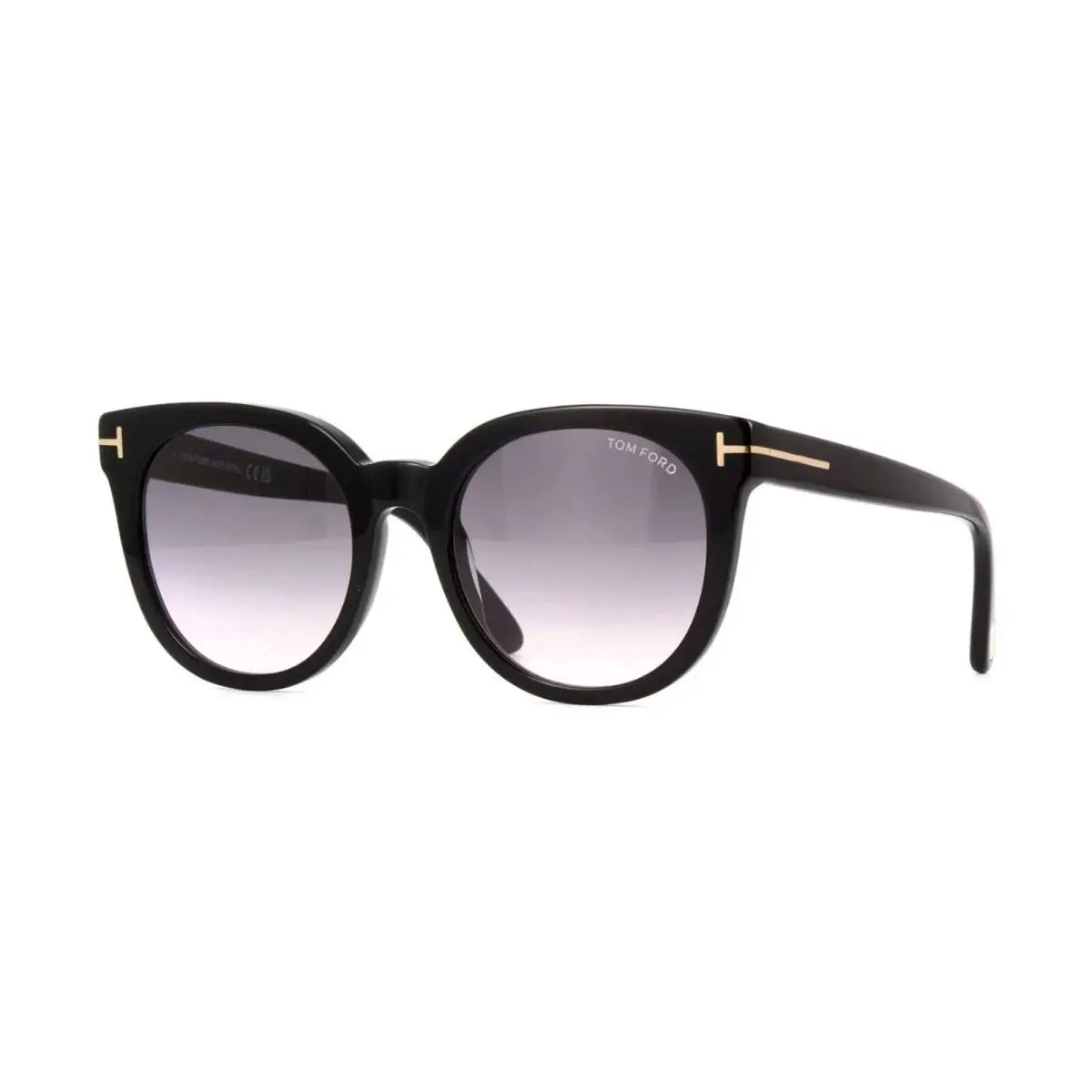 Tom Ford Moira FT 1109 Black/smoke Shaded 01B Sunglasses - Frame: Black, Lens: Smoke Shaded