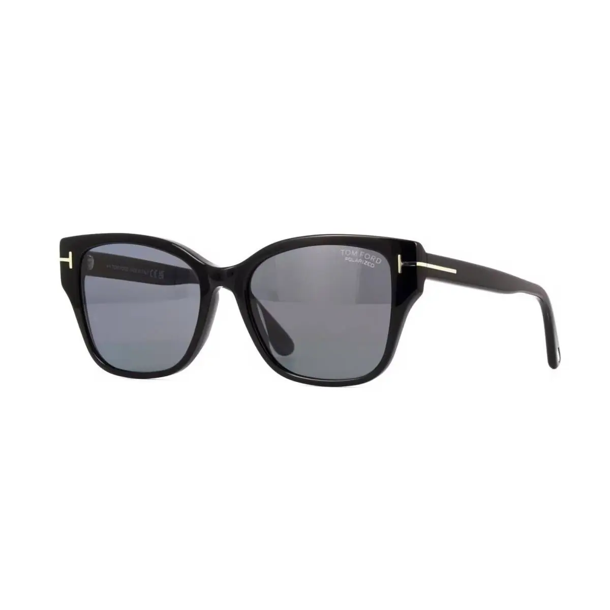 Tom Ford Elsa FT 1108 Black/grey Smoke Polarised 01D Sunglasses - Frame: Black, Lens: Grey Smoke Polarised