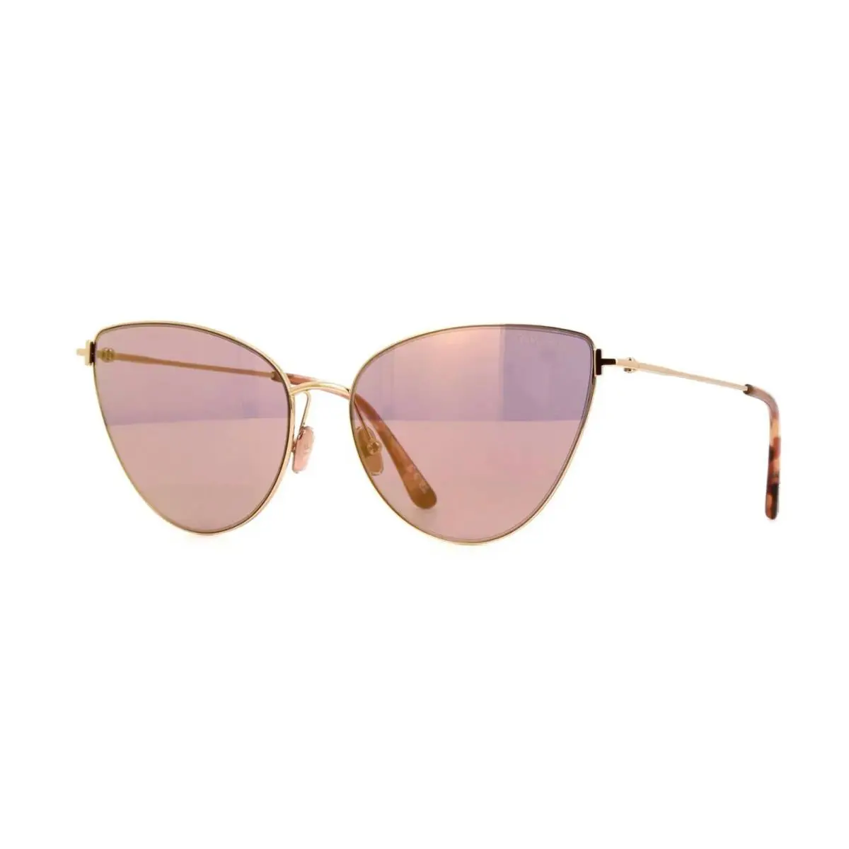 Tom Ford ANAIS-02 FT 1005 Rose Gold/violet with Gold Mirrored 28Z Sunglasses