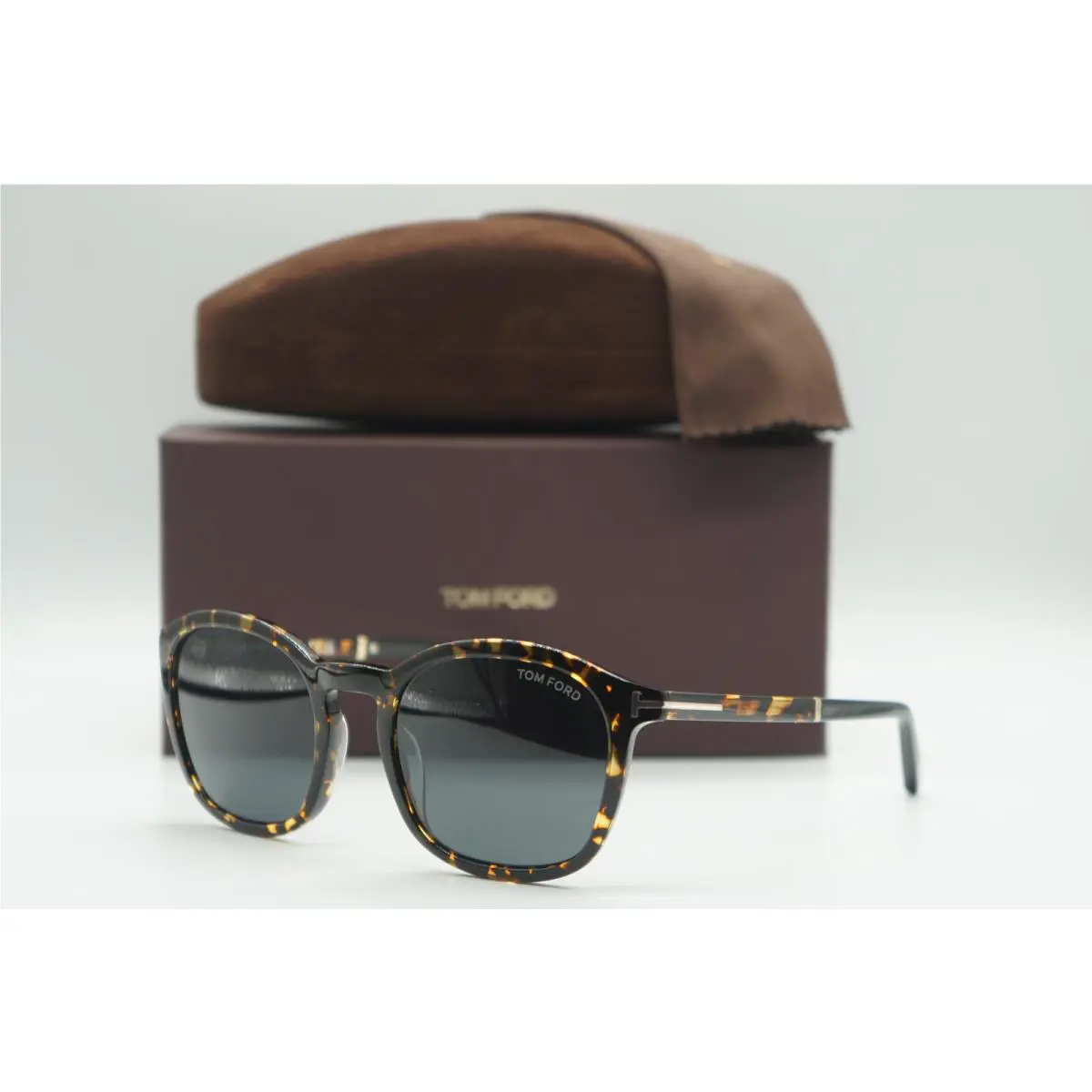 Tom Ford TF 1020 52A Dark Havana Smoke Sunglasses Frames 52-21