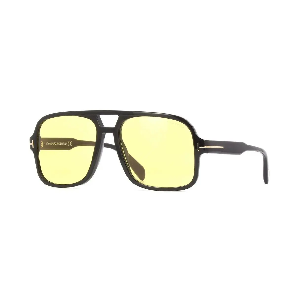 Tom Ford FALCONER-02 FT0884 Shiny Black/brown Yellow 01E Sunglasses