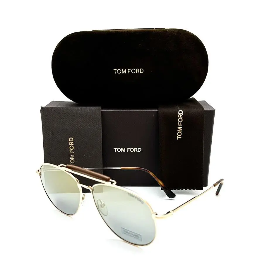 Tom Ford Sunglasses TF 536 28C Shiny Rose Gold 60•14•145 with Case