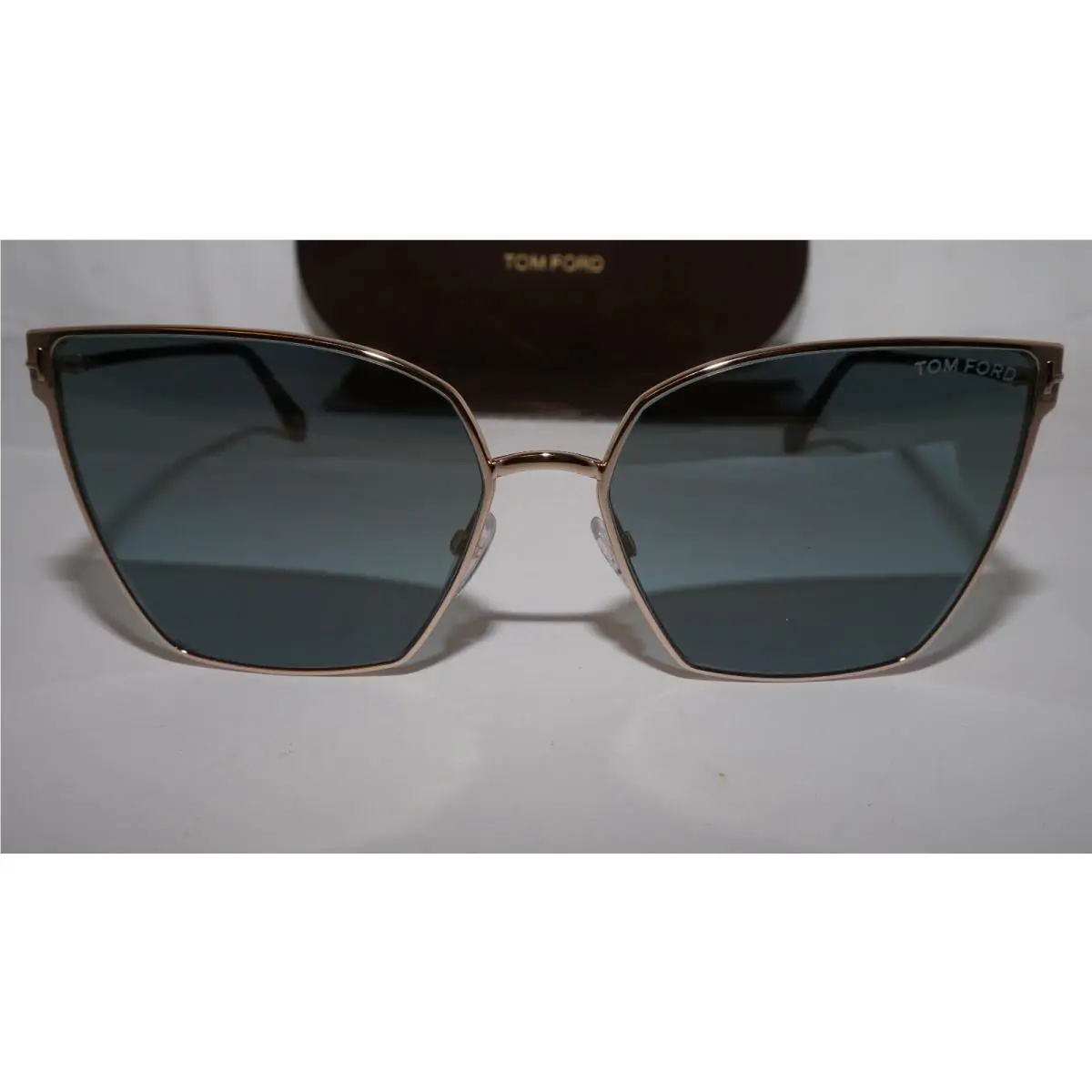 Tom Ford Sunglasses Helena Gold Blue Mirror TF653 28V 59 15 140