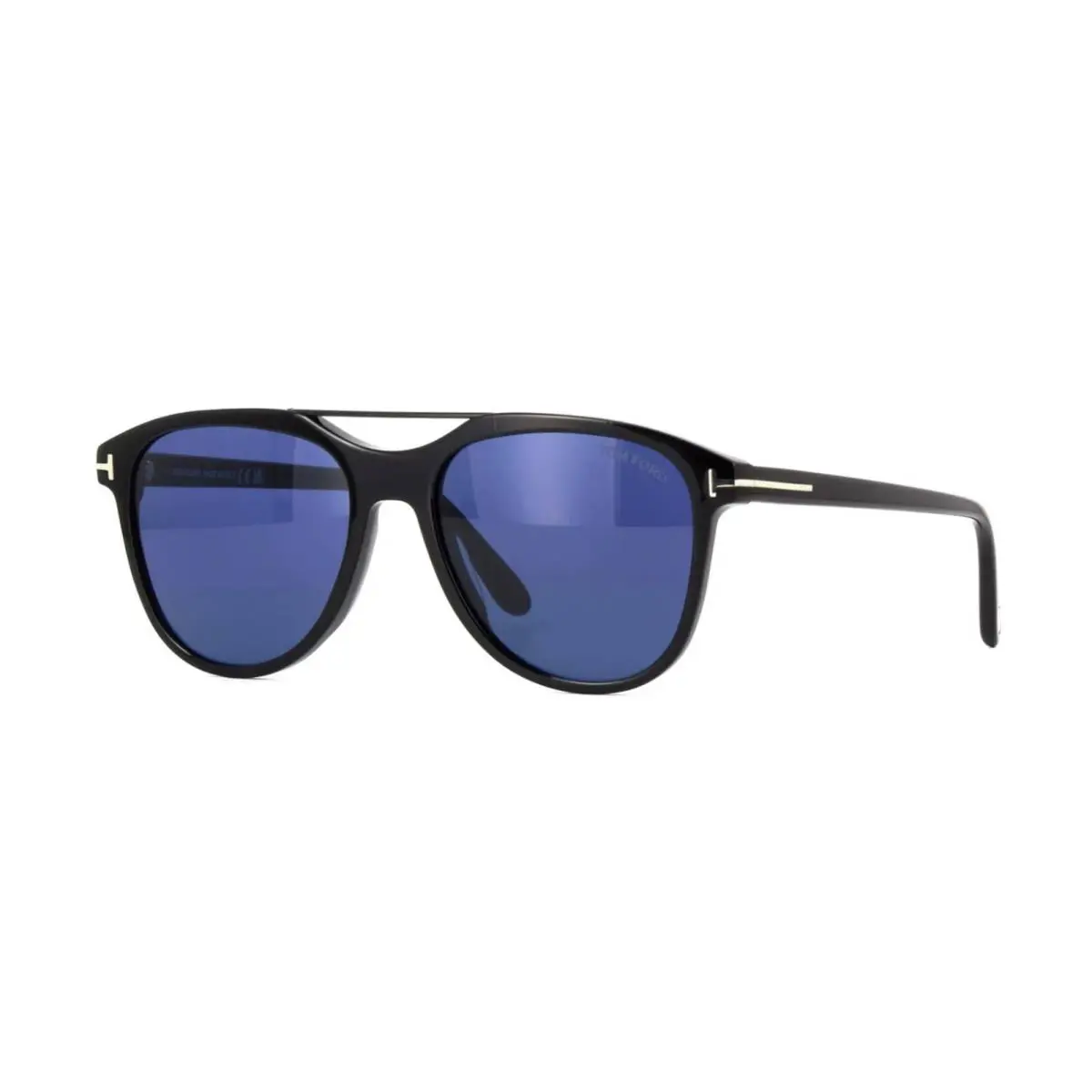 Tom Ford DAMIAN-02 FT 1098 Black/blue 01V Sunglasses - Frame: Black, Lens: Blue