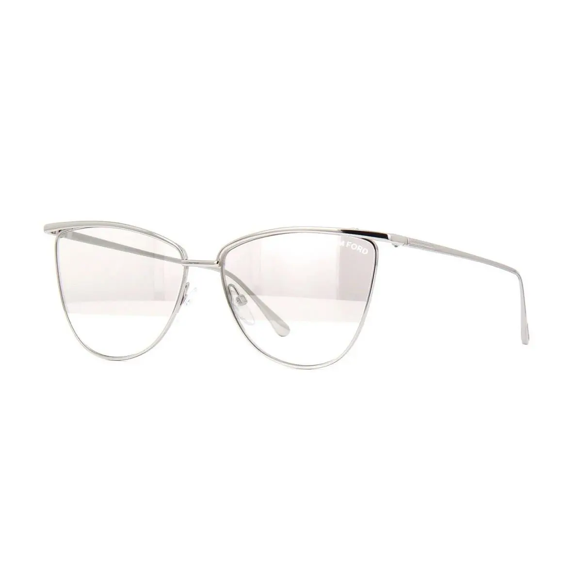 Tom Ford Veronica FT 0684 Silver/clear with Silver Semi Mirror 16B Sunglasses