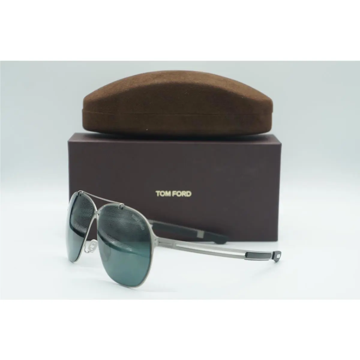 Tom Ford TF 829 14V Orson Silver Green Sunglasses Frames 61-11