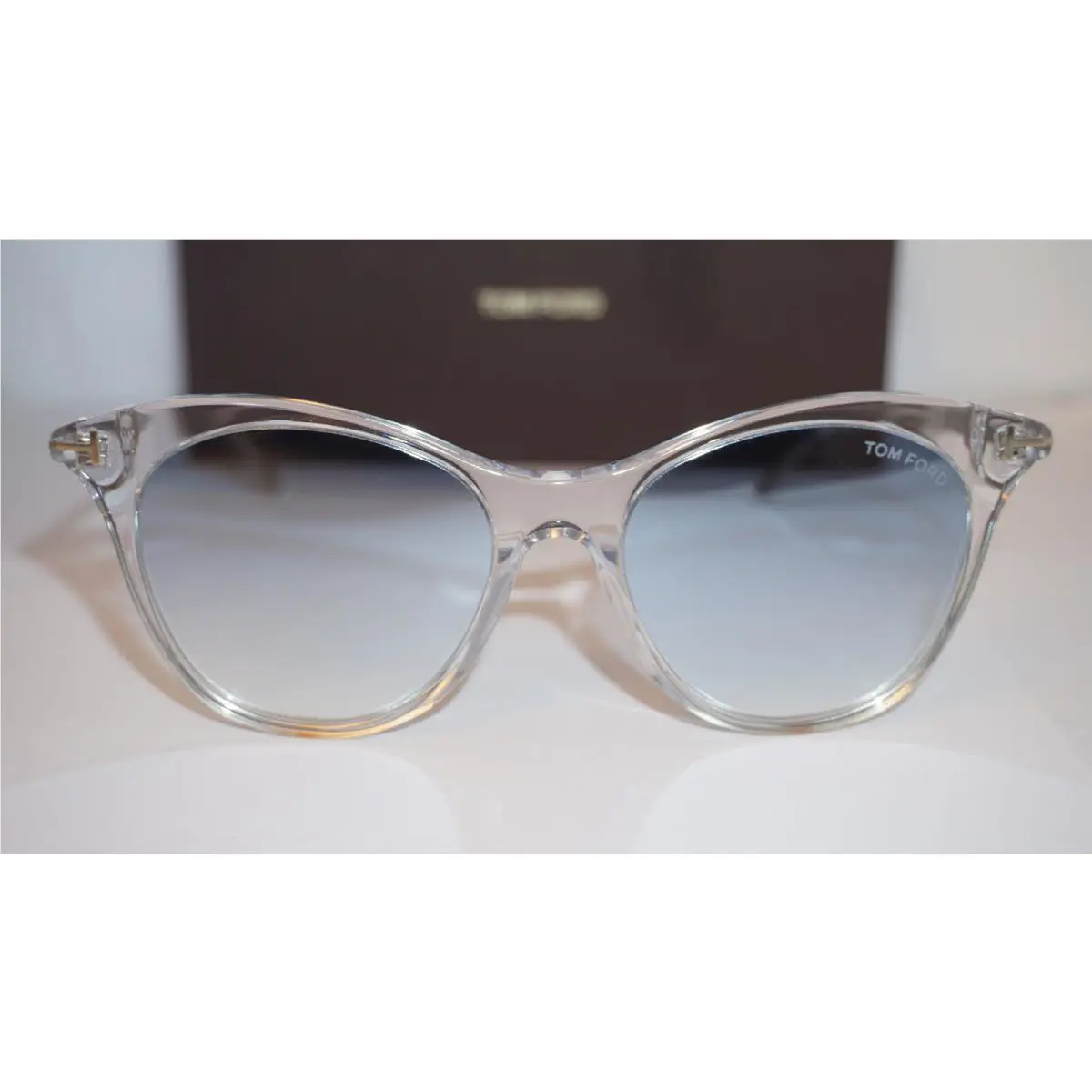 Tom Ford Sunglasses Micaela Clear Blue TF662 22X 53 17 145