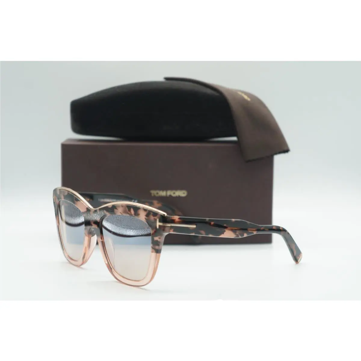 Tom Ford TF 685 56G Pink Havana Brown Sunglasses Frames 52-20