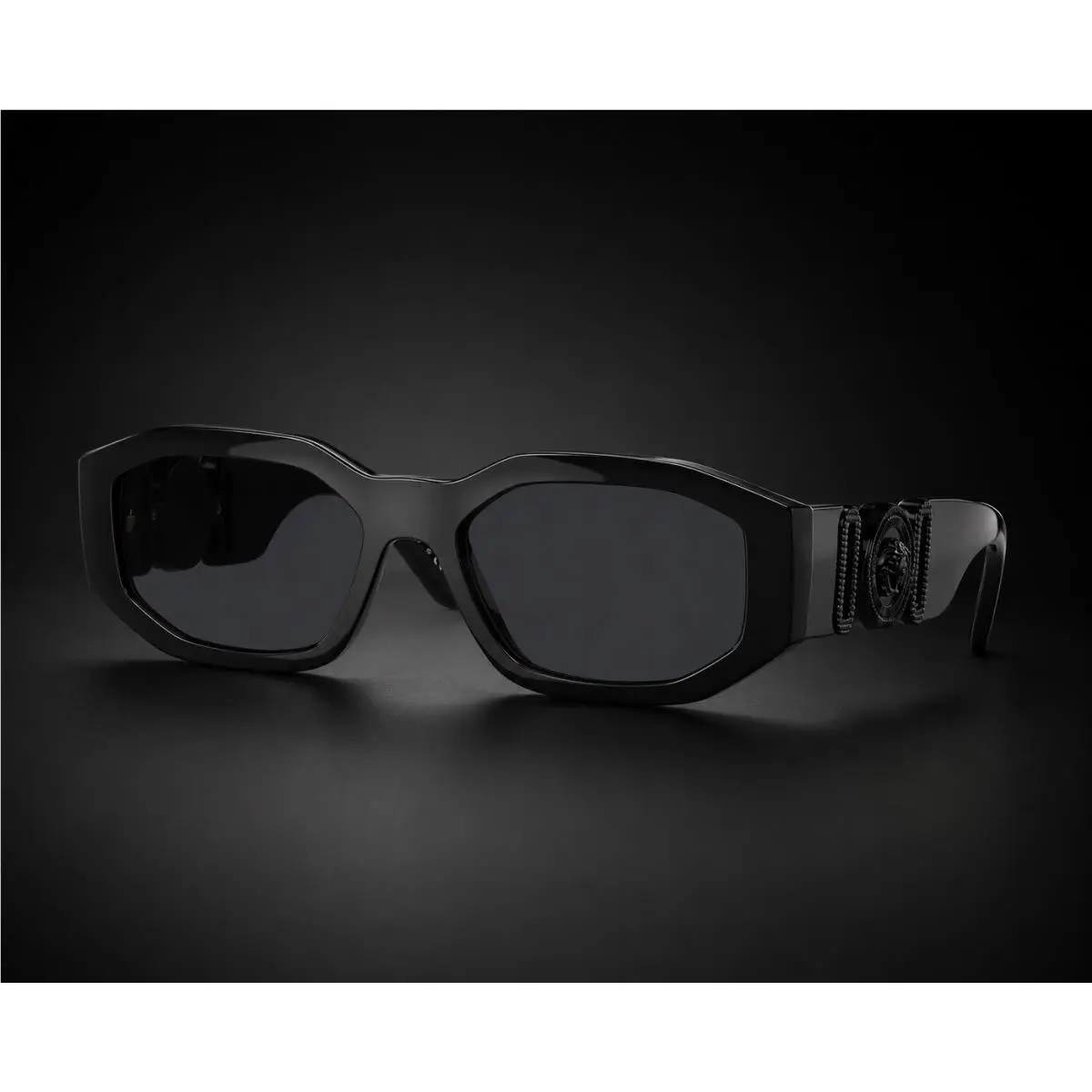 Versace VE4361 536087 53mm Black Dark Grey Unisex Sunglasses