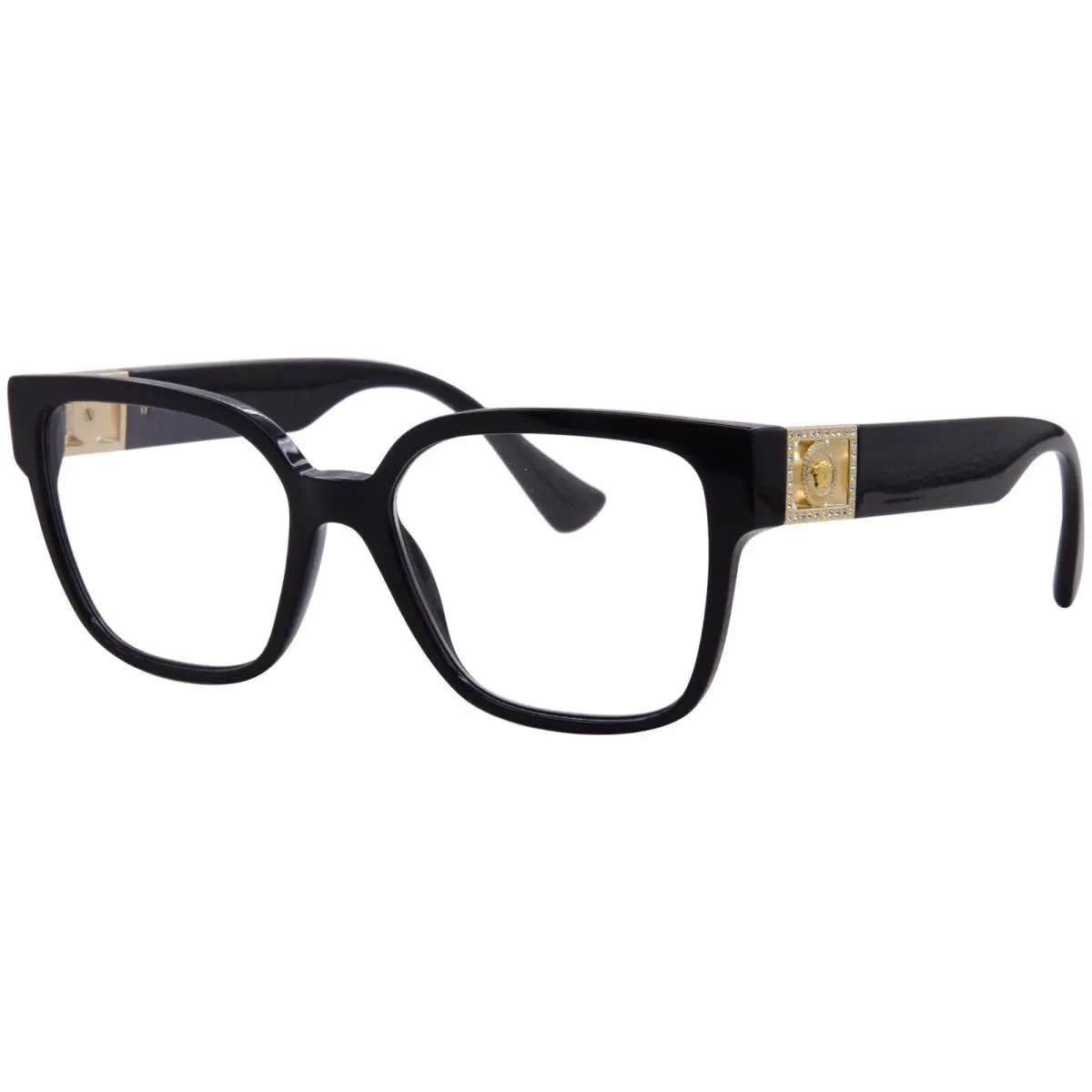 Versace VE3329B GB1 Black 54 mm Demo Lens Woman`s Eyeglasses