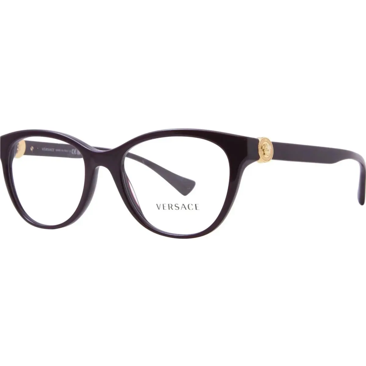 Versace Eyeglasses Optical Frame VE3330 5386 Plum Frame / Demo Lens 55mm