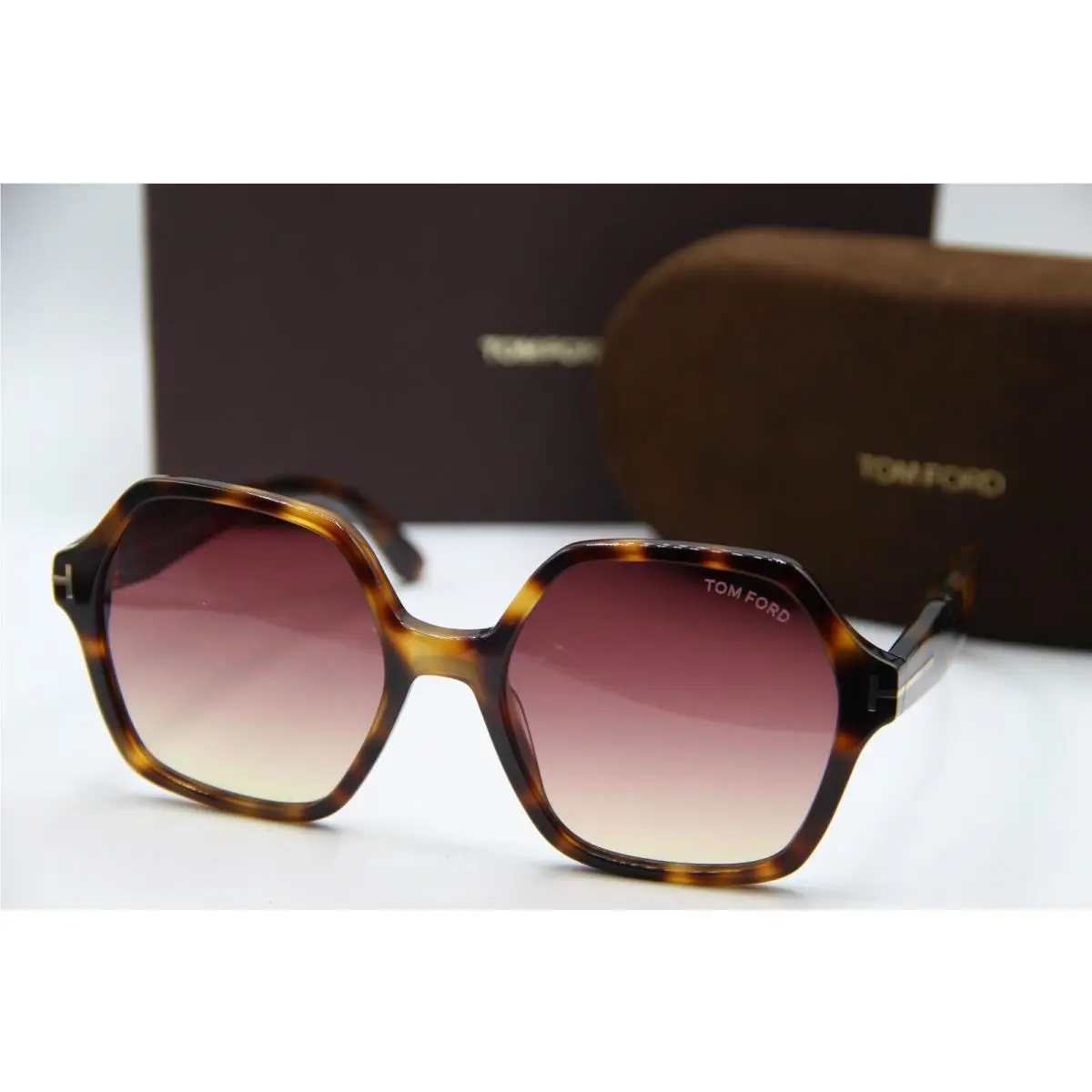 Tom Ford Romy TF1032 53Z Tort Gradient Designer Sunglasses 56-19