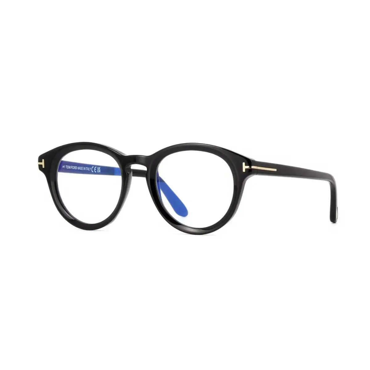 Tom Ford FT 5940-B Blue Block Shiny Black 001 Eyeglasses