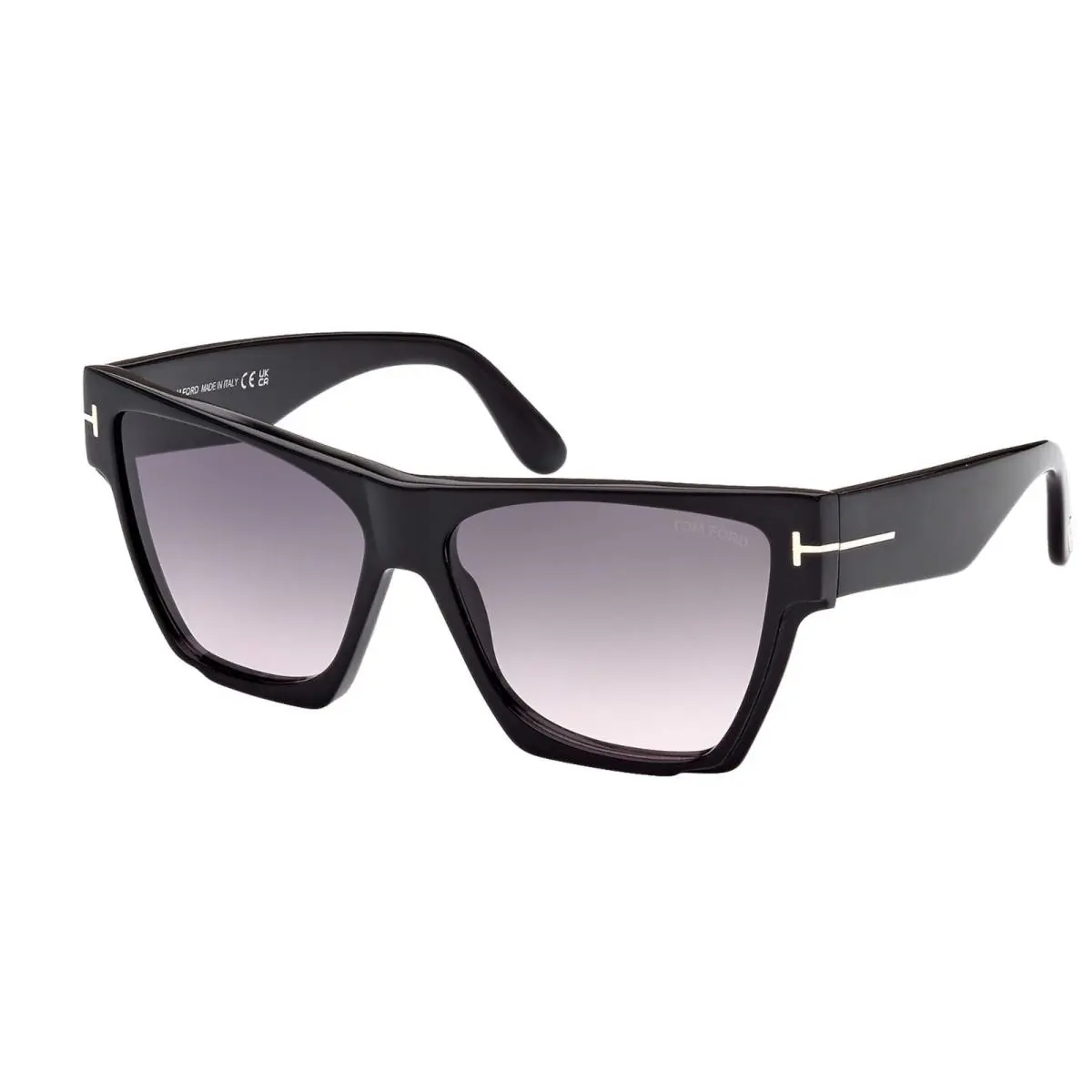Tom Ford Dove FT 0942 Shiny Black/smoke Shaded 01B Sunglasses