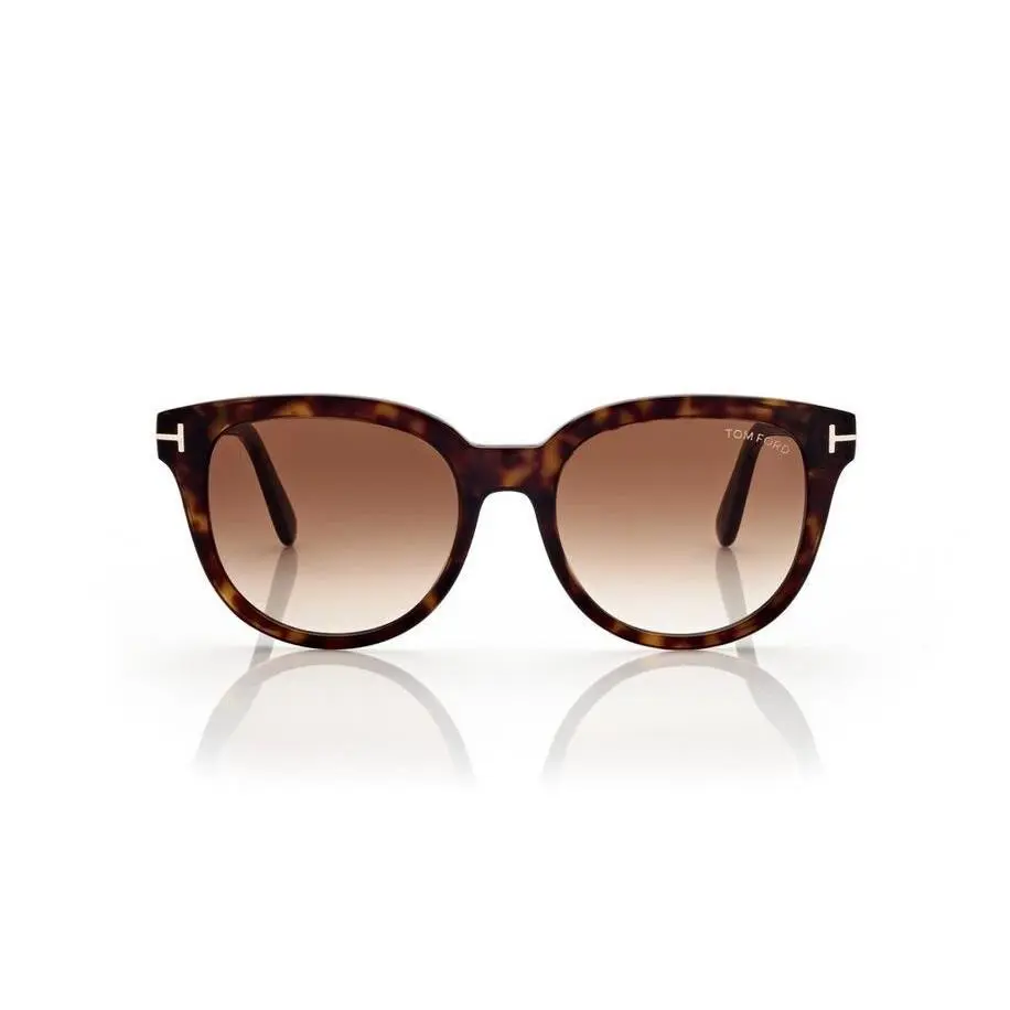 Tom Ford Olivia-02 FT TF914-F 52F Dark Havana/brown Gradient Sunglasses