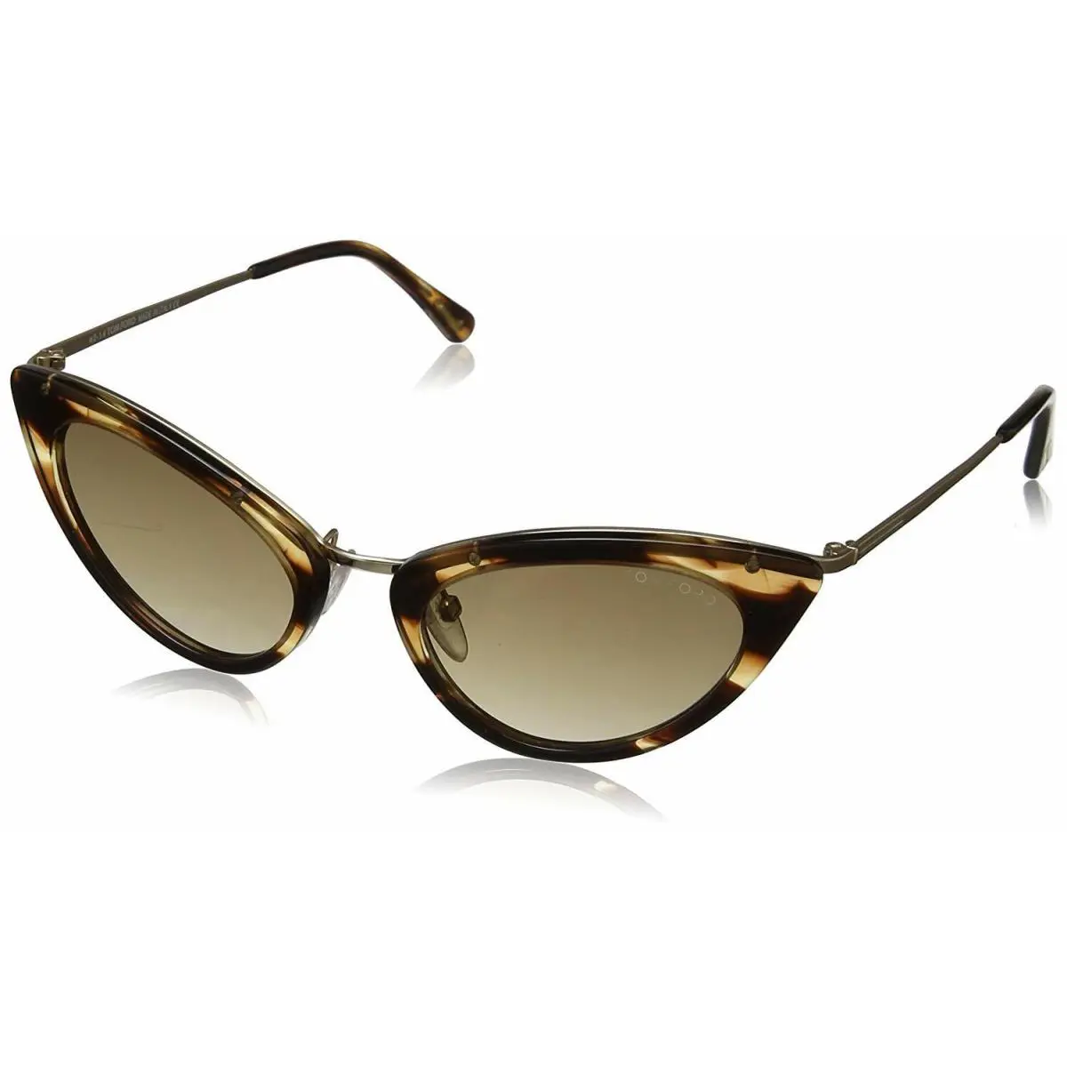 Tom Ford Grace TF 349 47G Sunglasses Gold-light Brown / Brown Mirror Lens