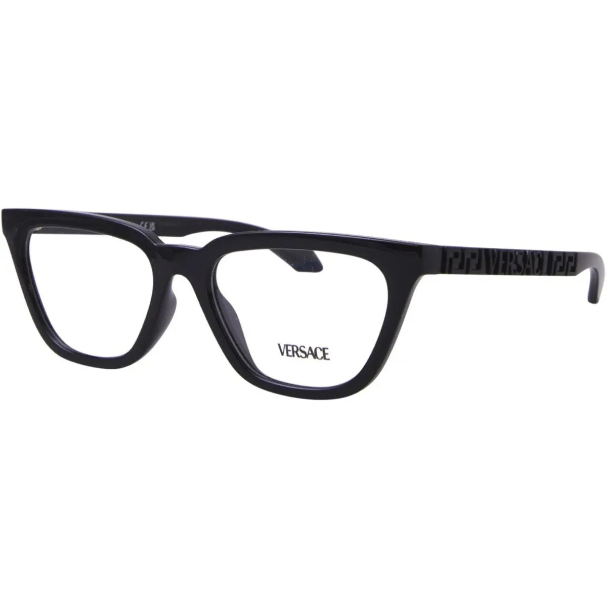 Versace VE3352U 148 Eyeglasses Frame Women`s Crystal Full Rim Cat Eye Style 53mm