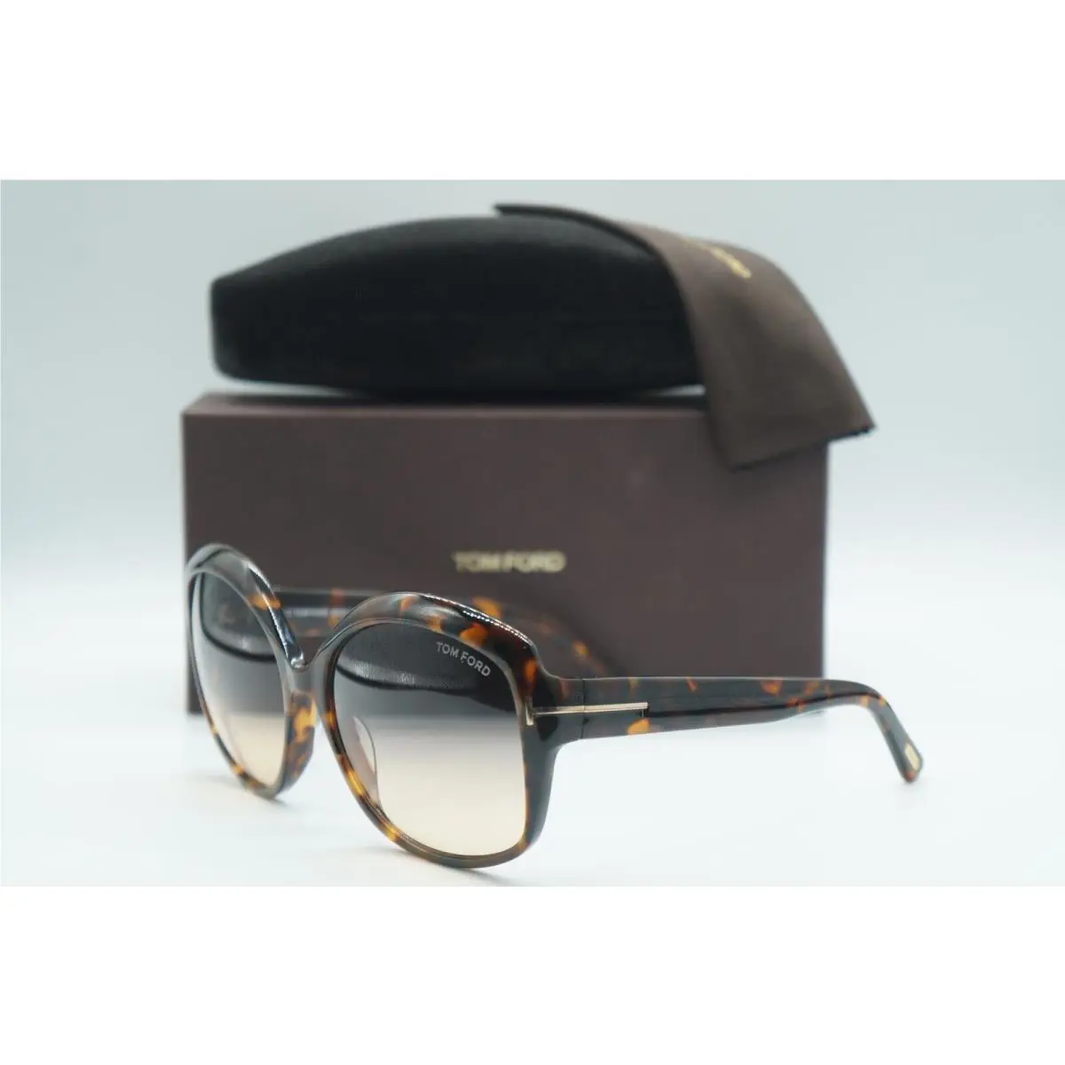 Tom Ford TF 919 55B Brown Havana Smoke Sunglasses Frames 60-17