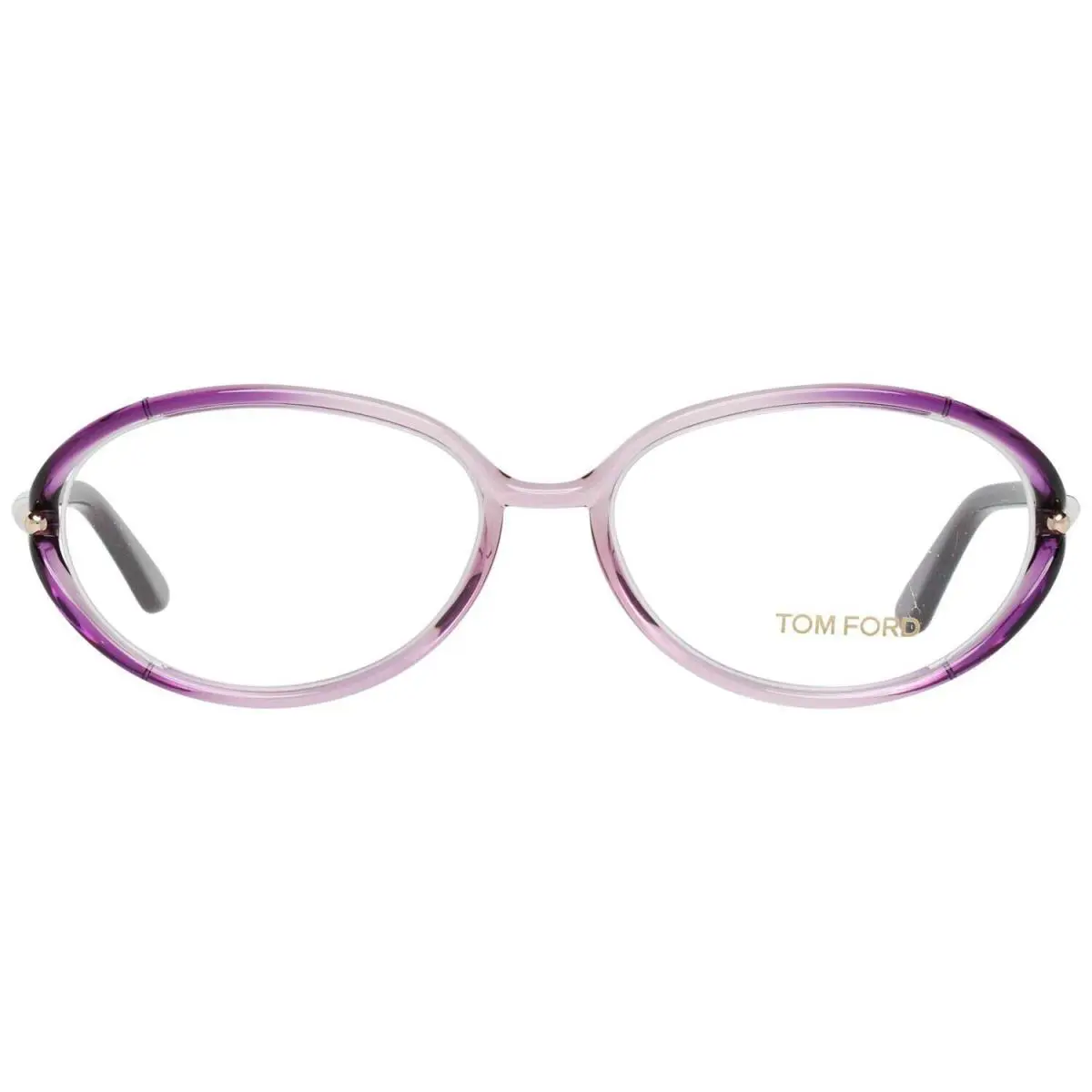 Tom Ford Designer Eyewear Optical Eyeglasses Demo Lens Purple Oval Frame FT5212 - Frame: Purple, Lens: Clear