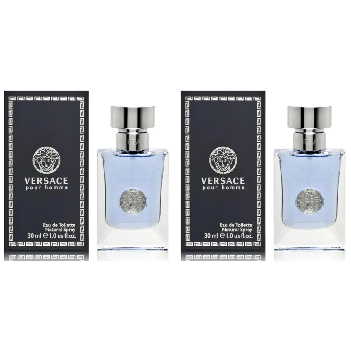 Pack of 2 Versace Pour Homme For Men Eau De Toilette Spray 1.0 Ounce