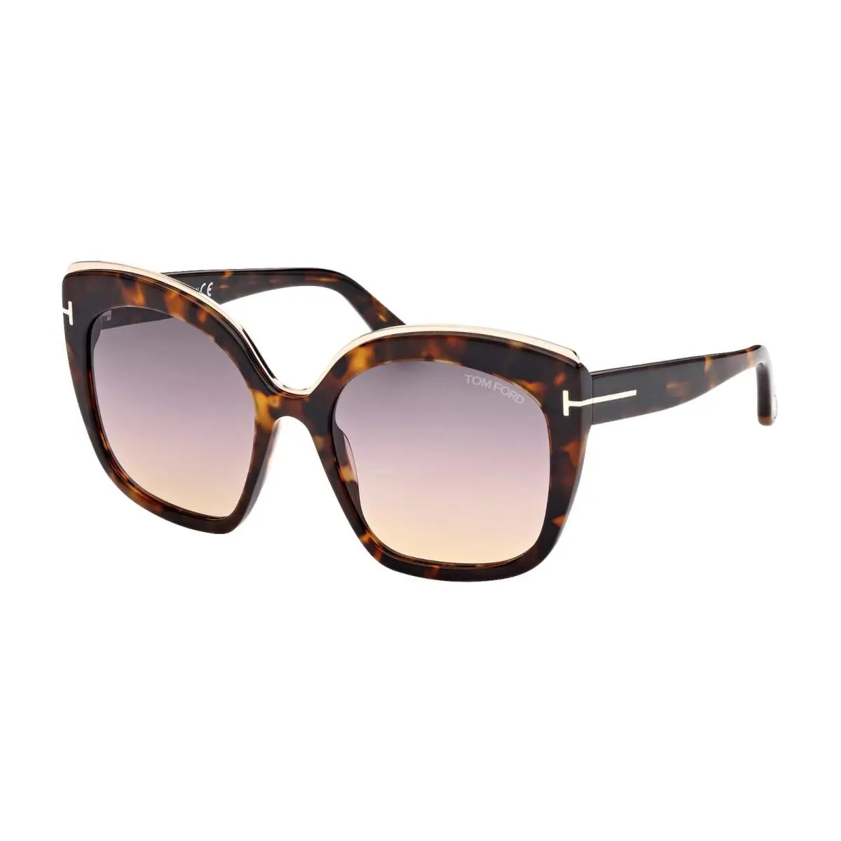 Chantalle FT 0944 Havana/grey Shaded 55B Sunglasses by Tom Ford