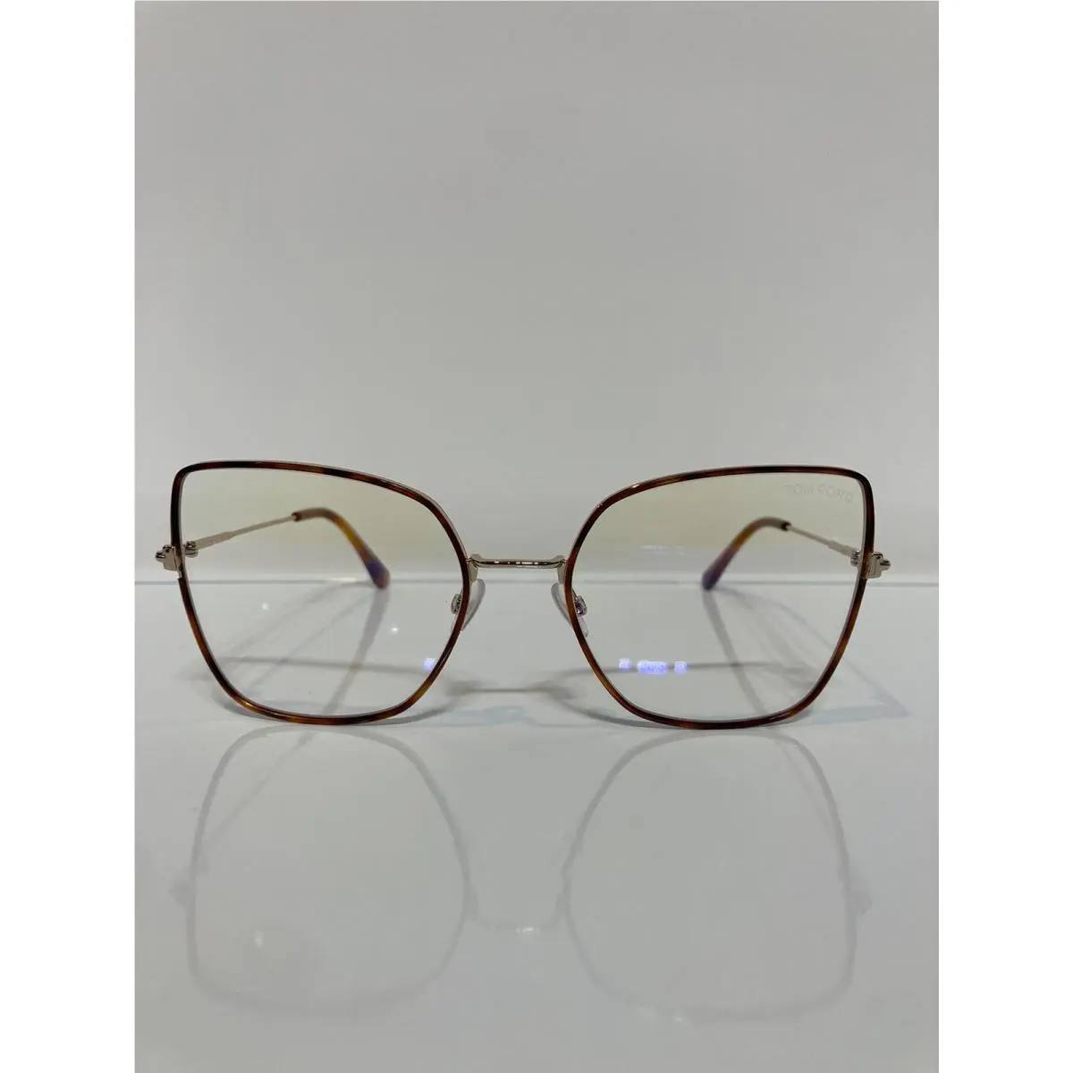 Tom Ford TF 5630 052 Gold Havana Woman Woman Eyeglasses 56mm