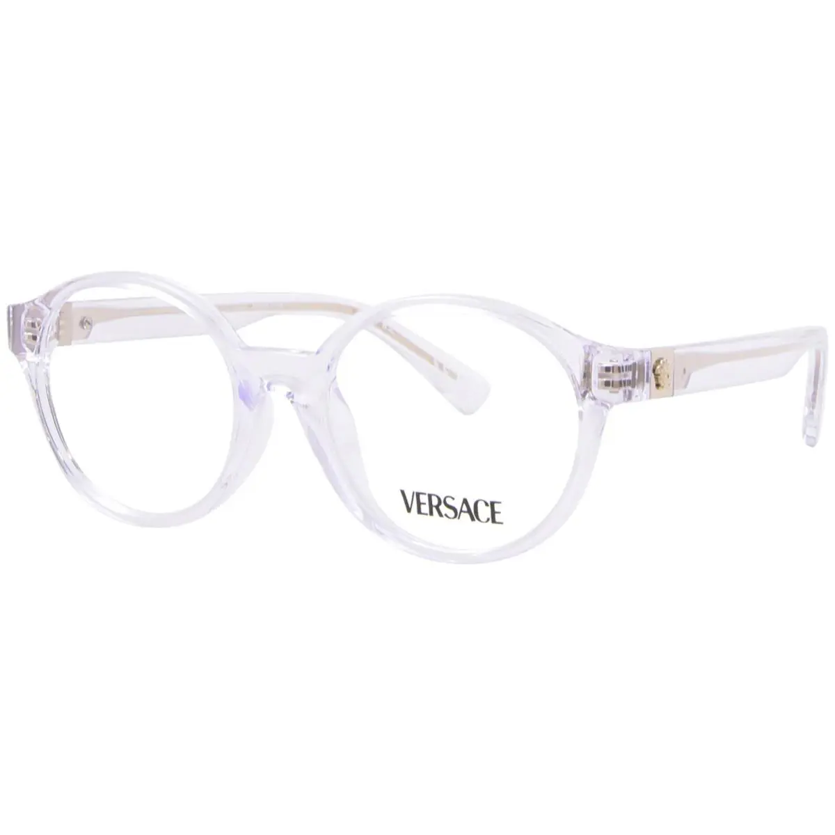 Versace VK3007U GB1 Eyeglasses Frame Youth Kids Black Full Rim Oval Shape 48mm