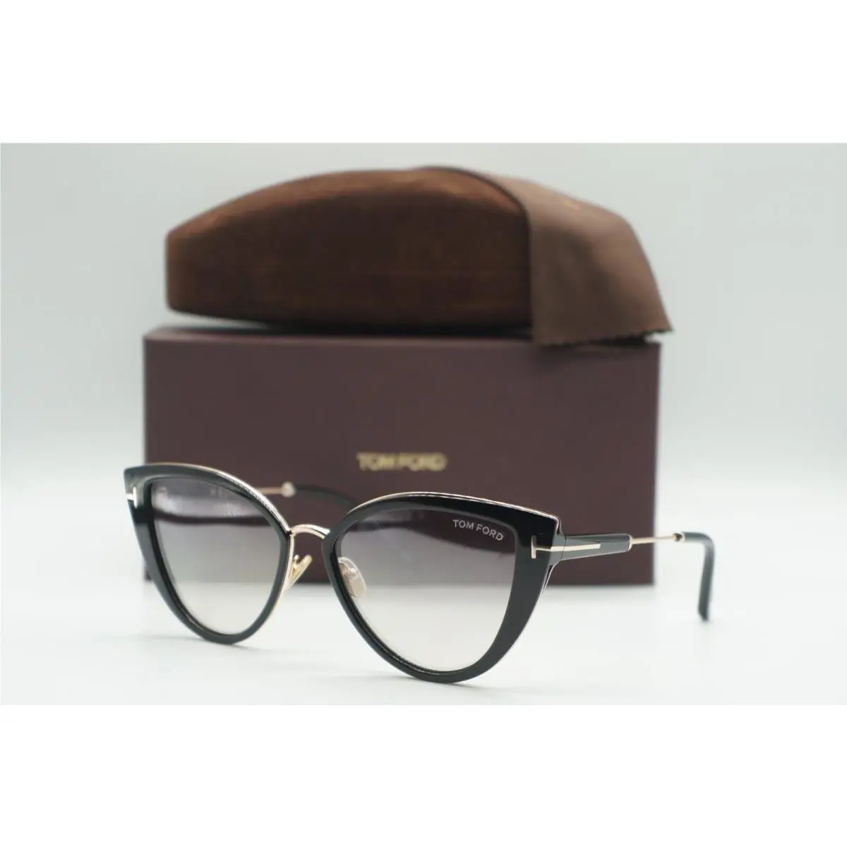 Tom Ford TF 868 10C Black Rose Gold Sunglasses Frames 57-16
