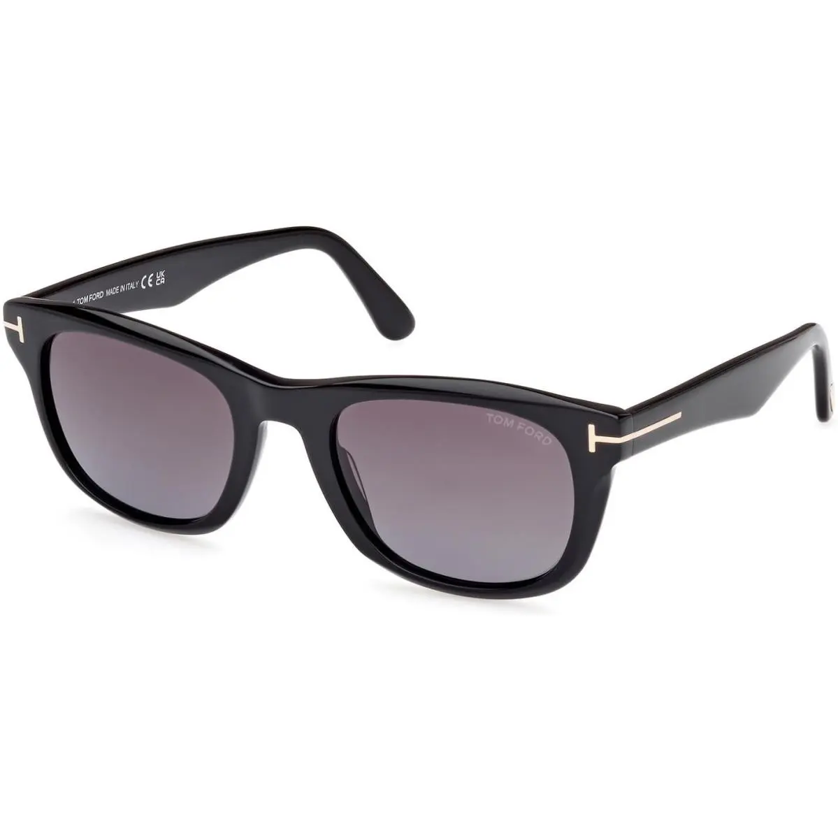 FT 1076 Sunglasses 01B Shiny Black by Tom Ford