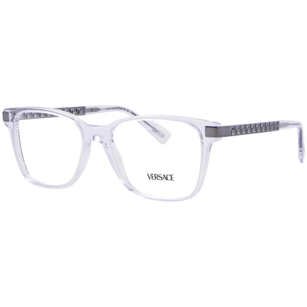 Versace VE3340U 148 Eyeglasses Frame Men`s Crystal Full Rim Square Shape 55mm