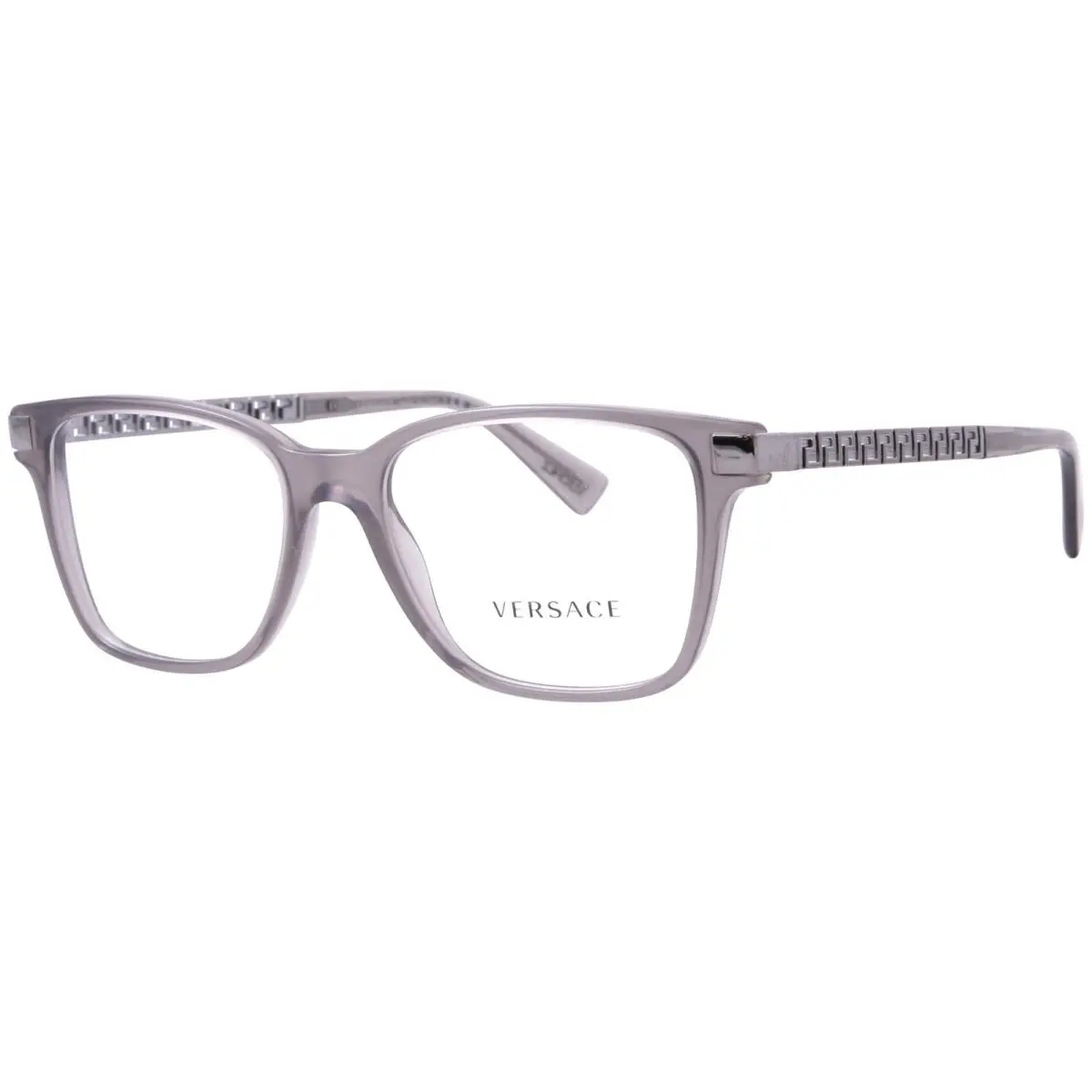 Versace VE3340U 5406 Eyeglasses Men`s Opal Grey Full Rim Square Shape 55mm