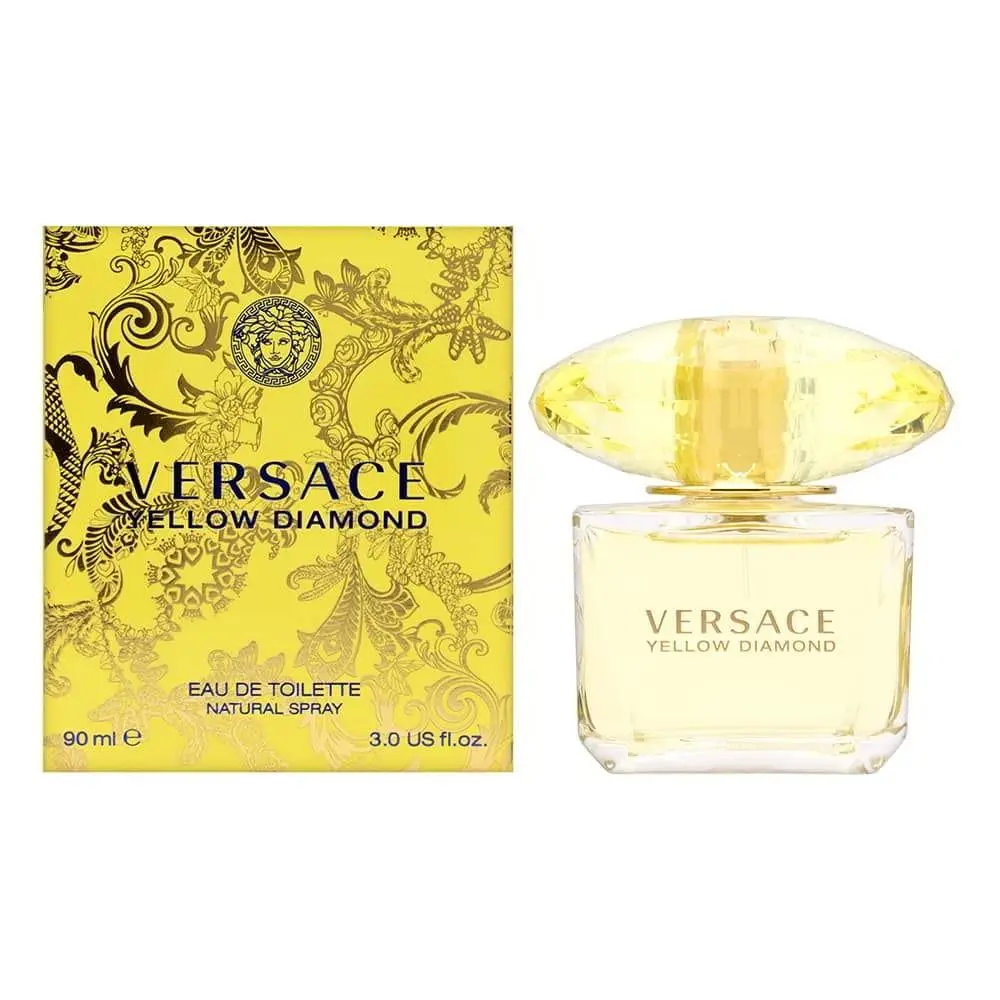 Versace Yellow Diamond For Women Perfume Eau de Toilette 3.0 oz 90 ml Spray