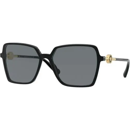VE4396 GB1 87 Black Dark Grey 58 mm Women`s Sunglasses by Versace