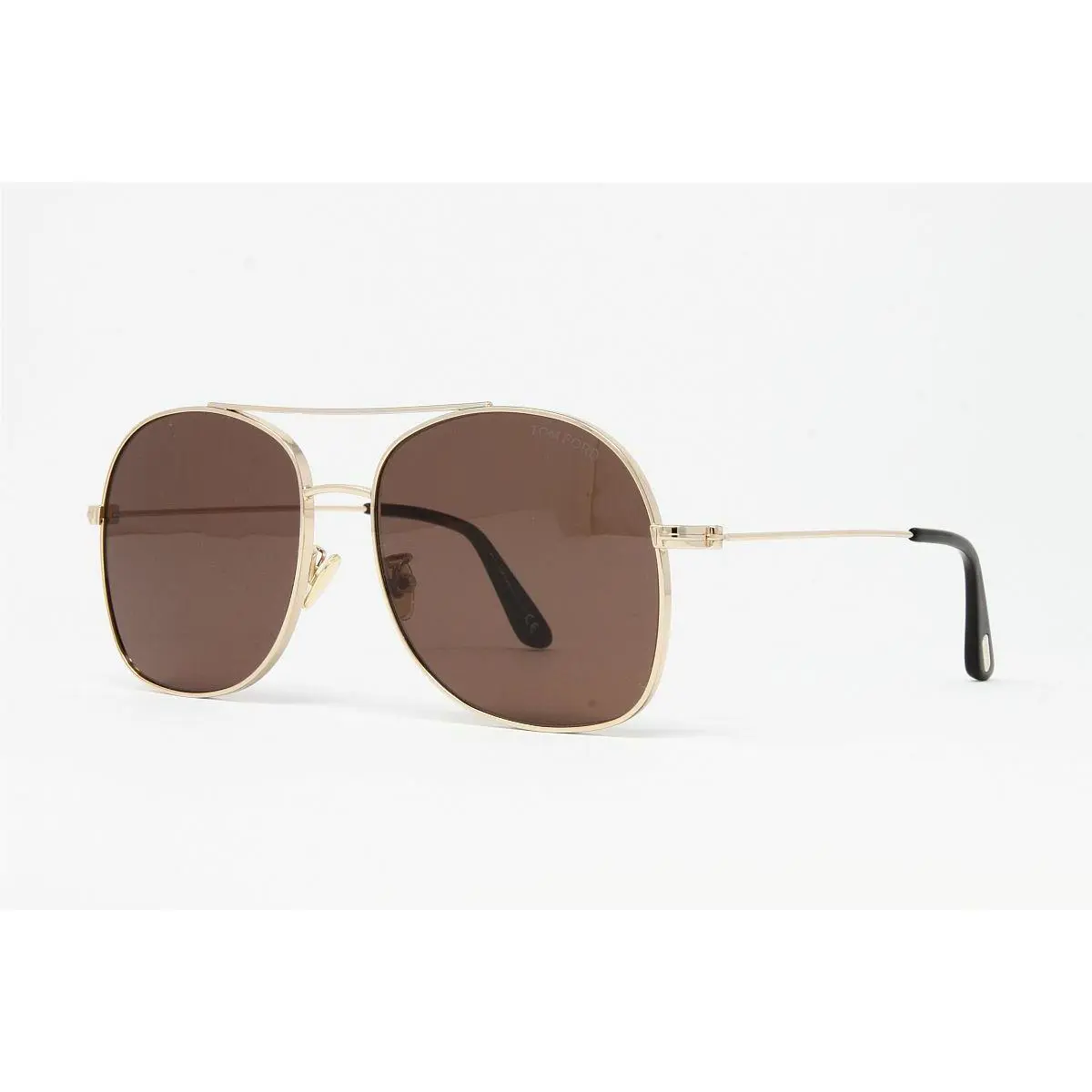 Tom Ford Women`s Sunglasses Delilah FT0758DS 28E Gold 60mm Brown Lens