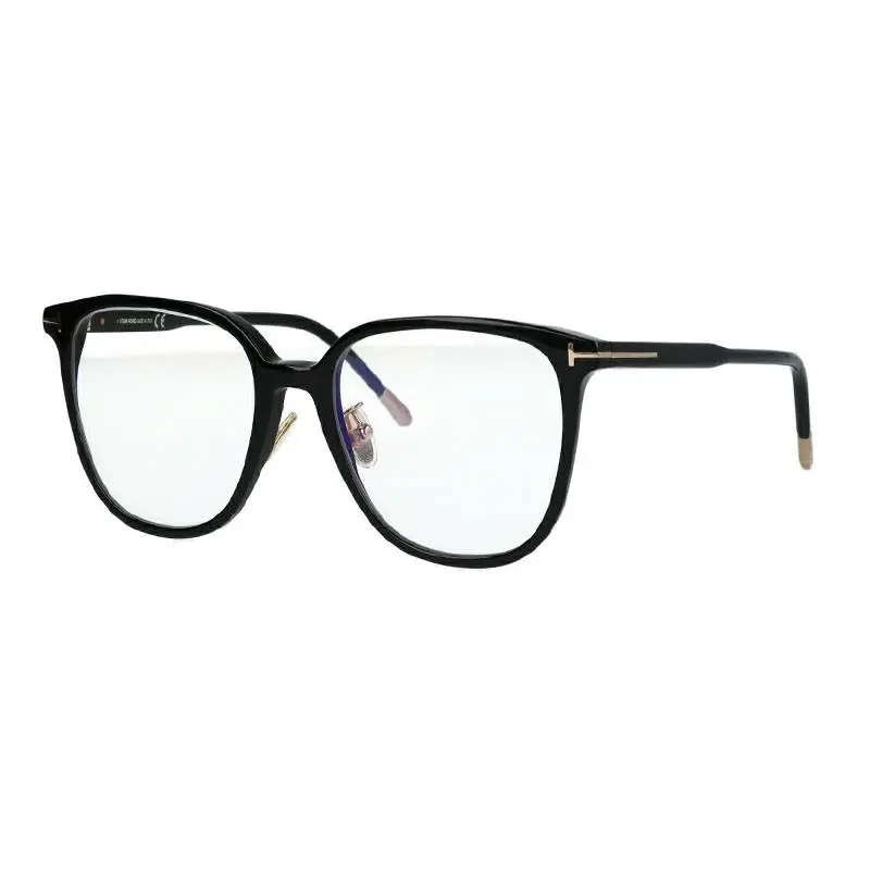 Tom Ford FT5778-D-B 001 Shiny Black/clear Blue Light Block 53mm Eyeglasses
