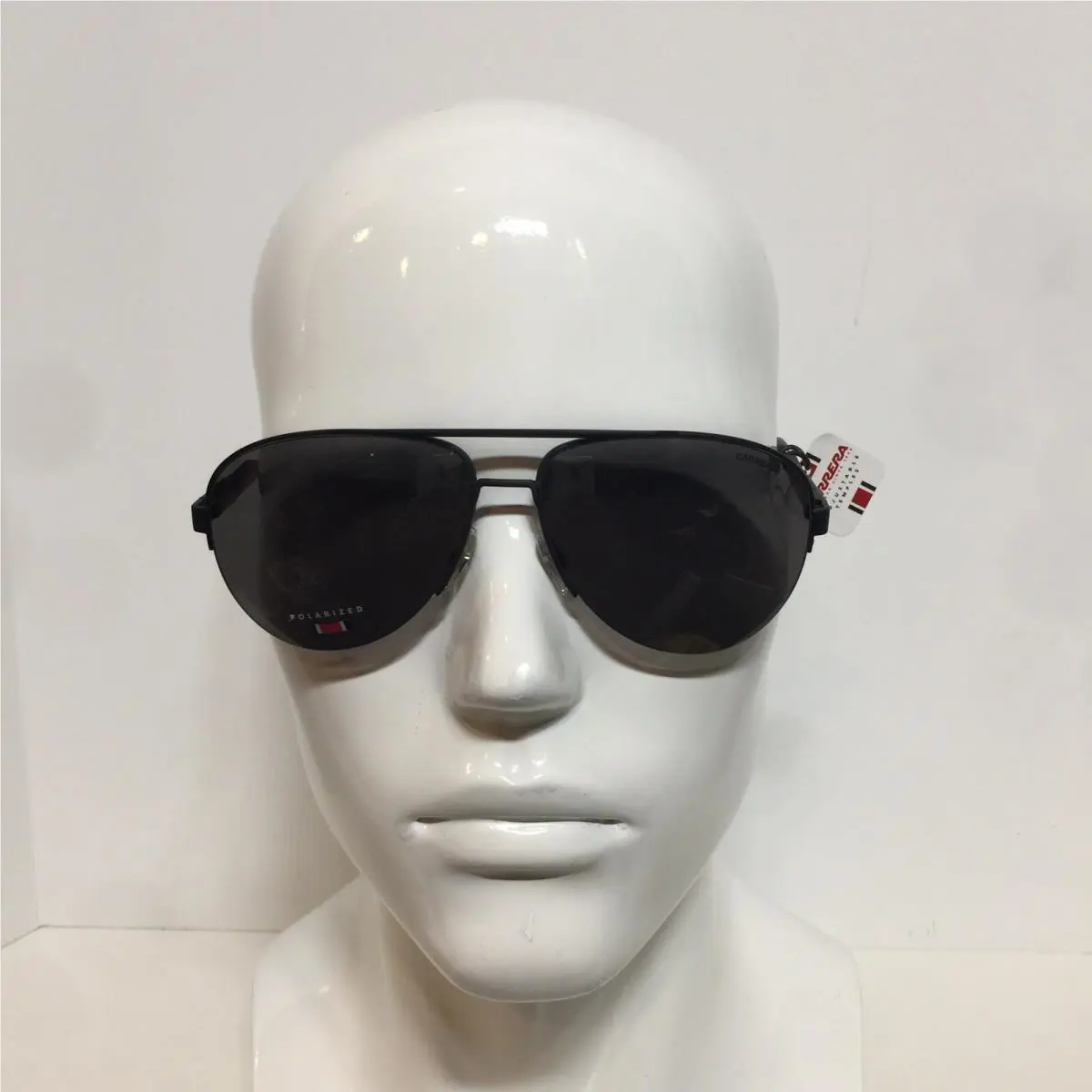 Tom Ford Carrera 8030/S 003M9 Matte Blk Polarized Aviator Semi-rimless Sunglasses