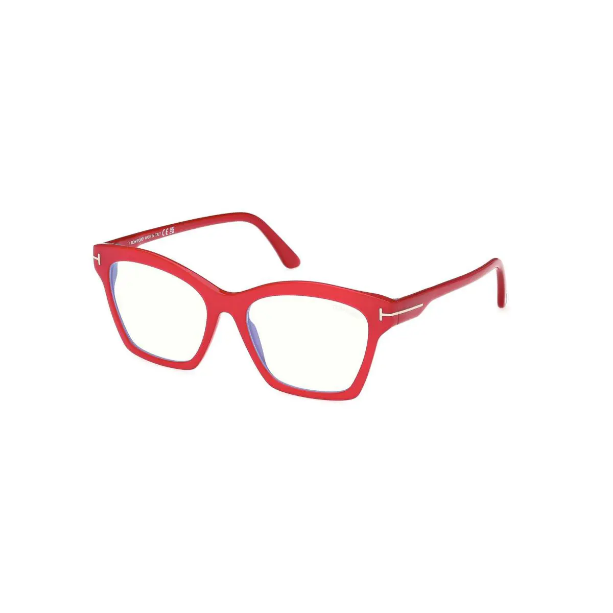 Tom Ford Eyeglasses FT5965-B 075 53mm Red / Blue Filter Lens