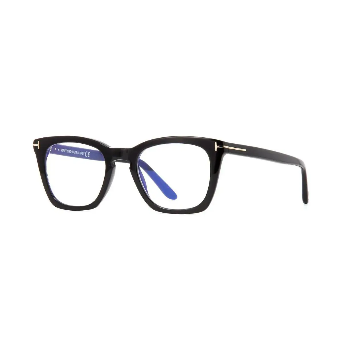 Tom Ford FT 5736-B Blue Block Shiny Black 001 Eyeglasses